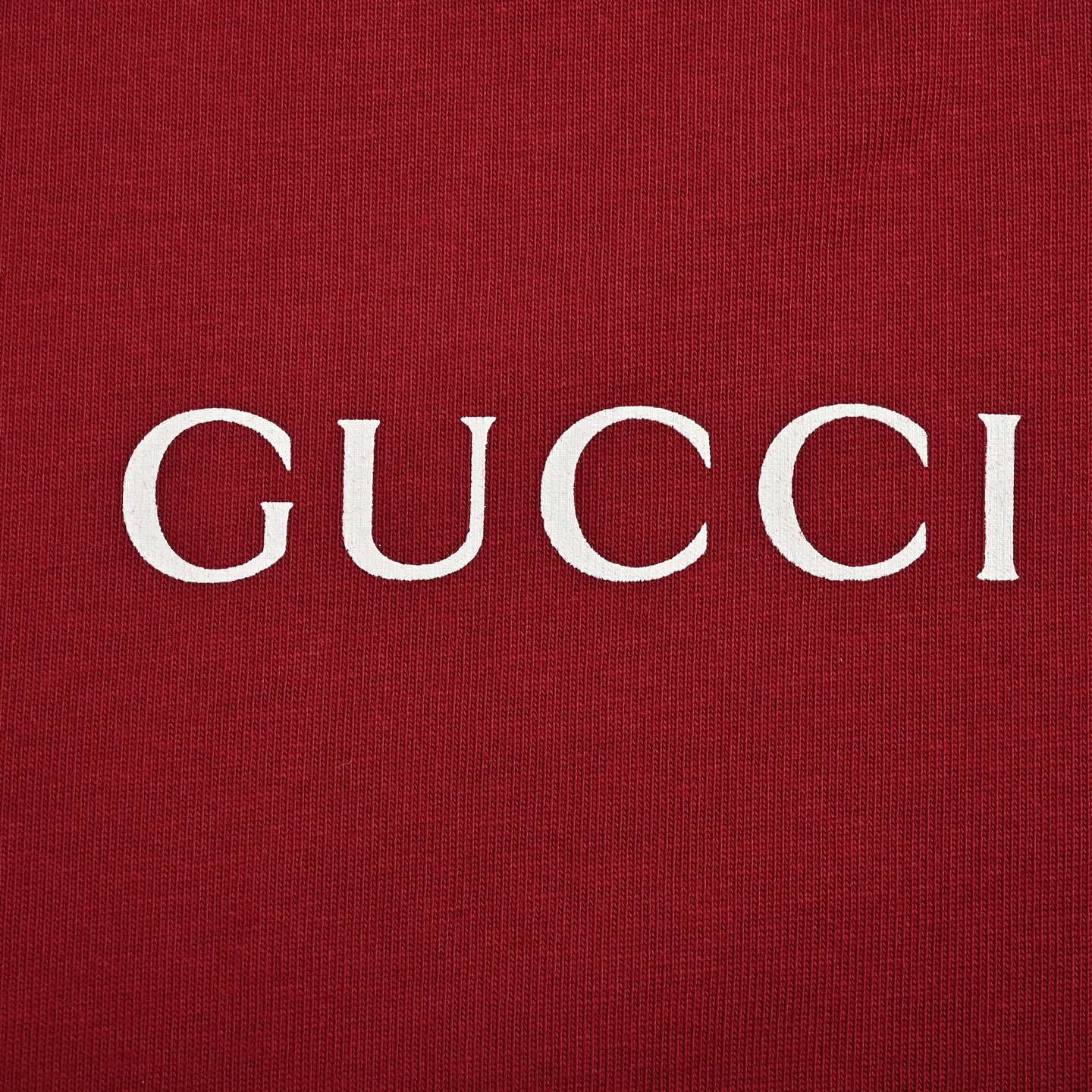 Gucci 25ss lettering print short sleeve