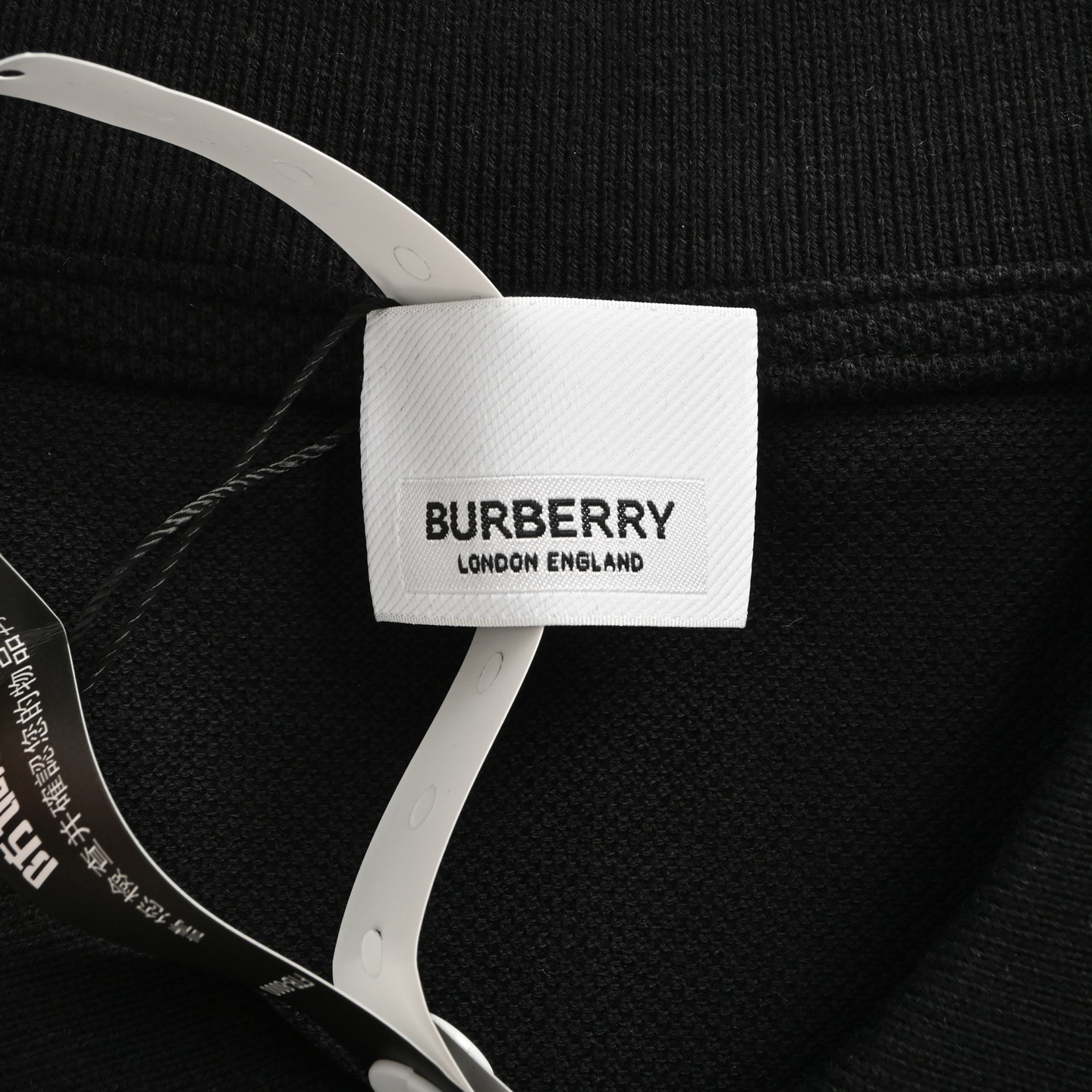 Burberry Chest Pocket Letter Print Polo Short Sleeve