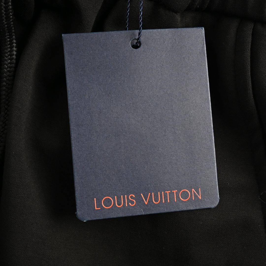 Louis Vuitton 24Fw wide-leg trousers with pin-stitched straps