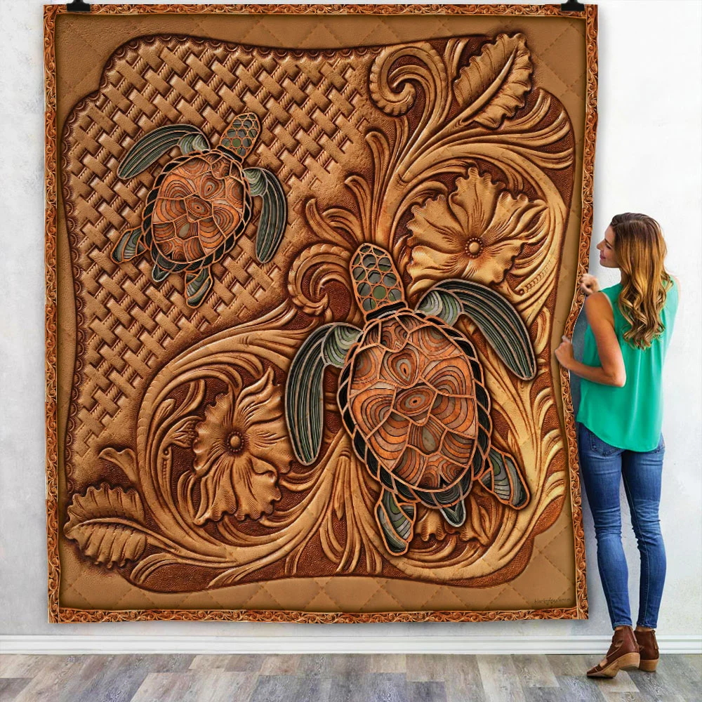 Turtles Quilt Blanket