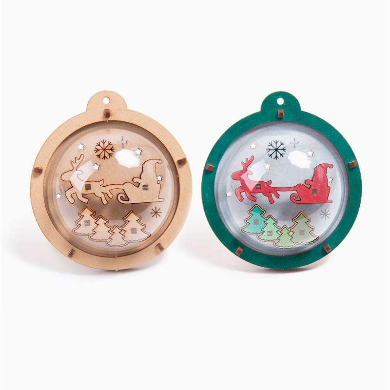 🎅EARLY CHRISTMAS SALE - 50% OFF🎄😍Wooden DIY Christmas Ornaments🎄-⏰BUY 6 GET 20% OFF & FREE SHIPPING