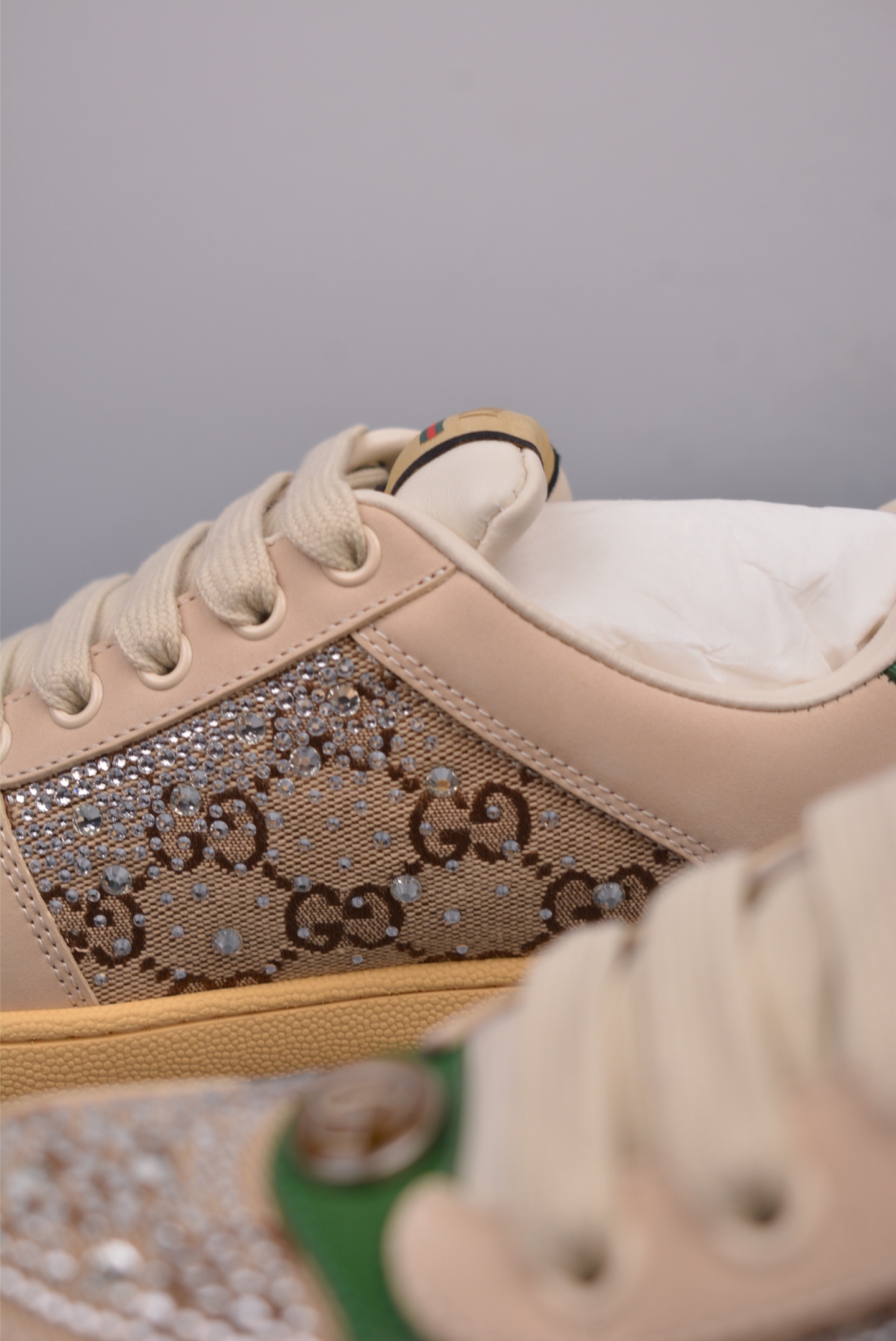 Gucci Screener GG Sneaker Low Beige Diamond