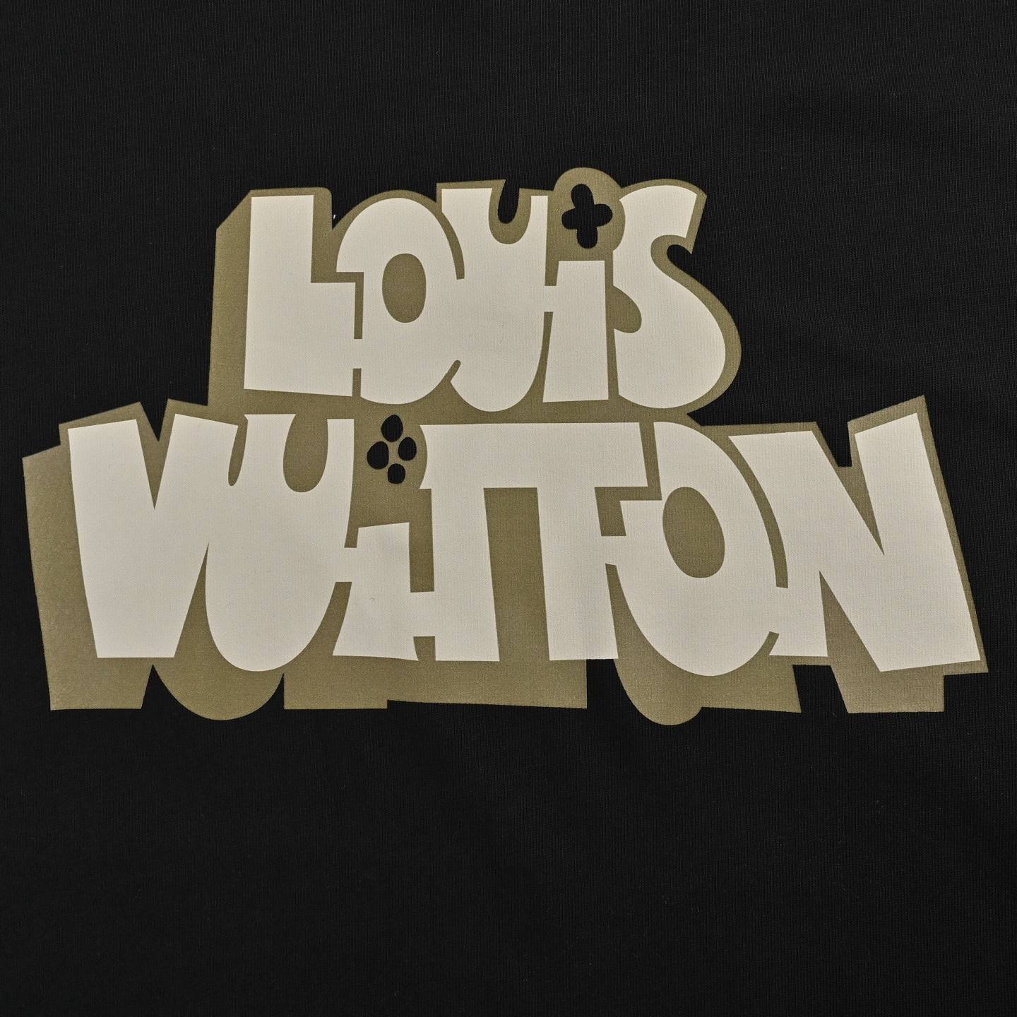 Louis Vuitton 24ss shadow lettering short sleeve