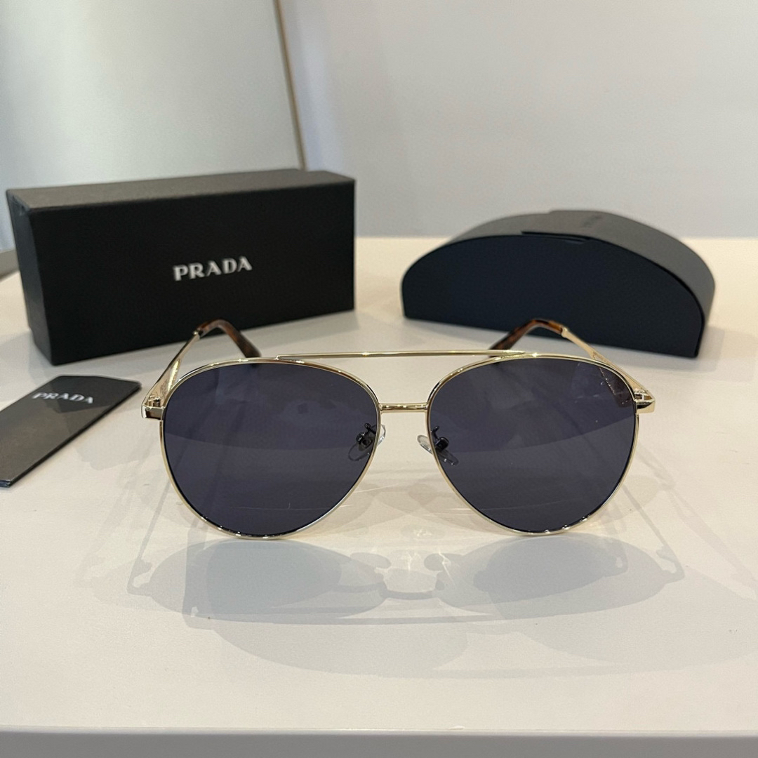 Prada round frame sunglasses