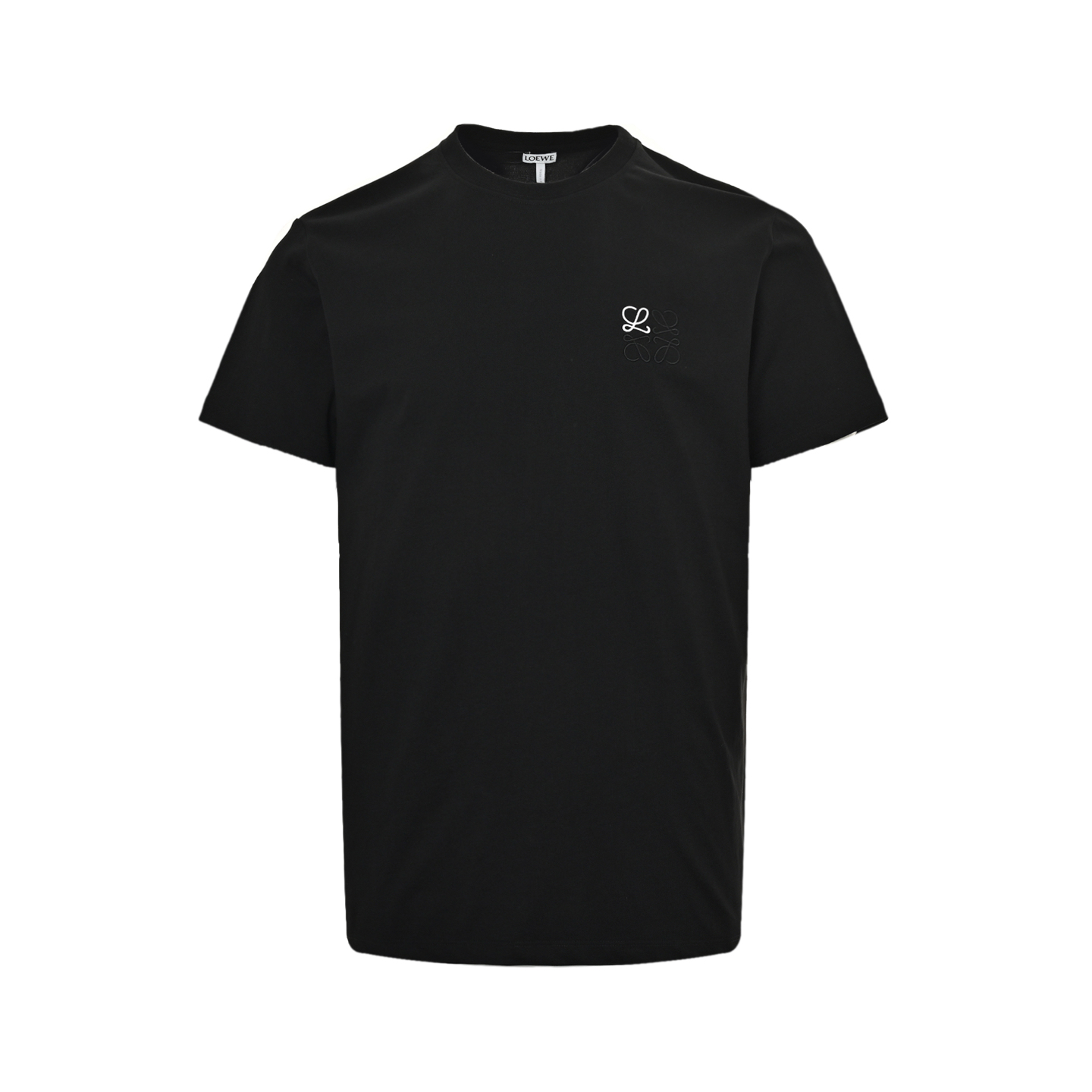 Loewe 25ss colorblock embroidered logo short sleeve