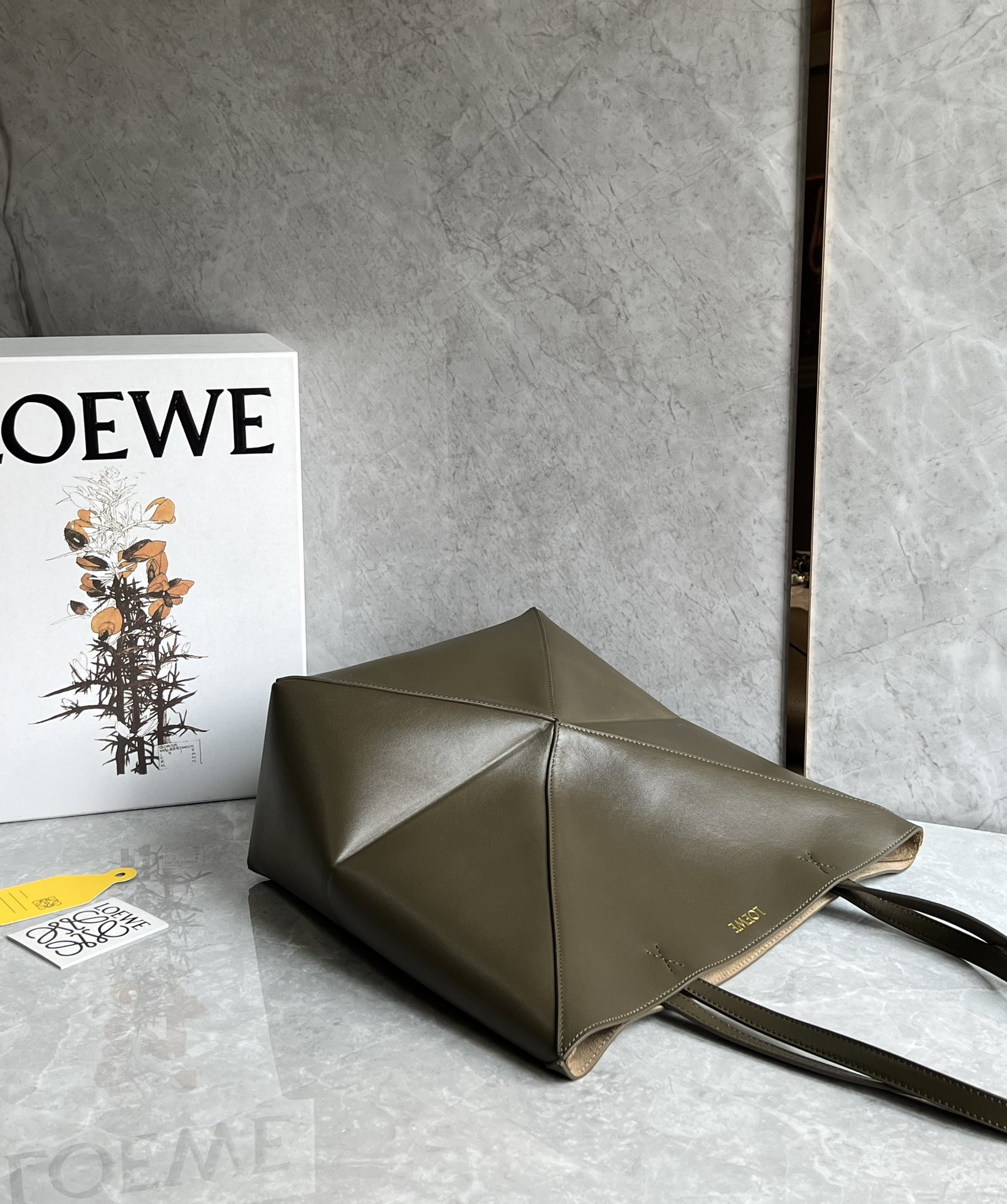 Loewe zzle fold series foldable tote bag 0693