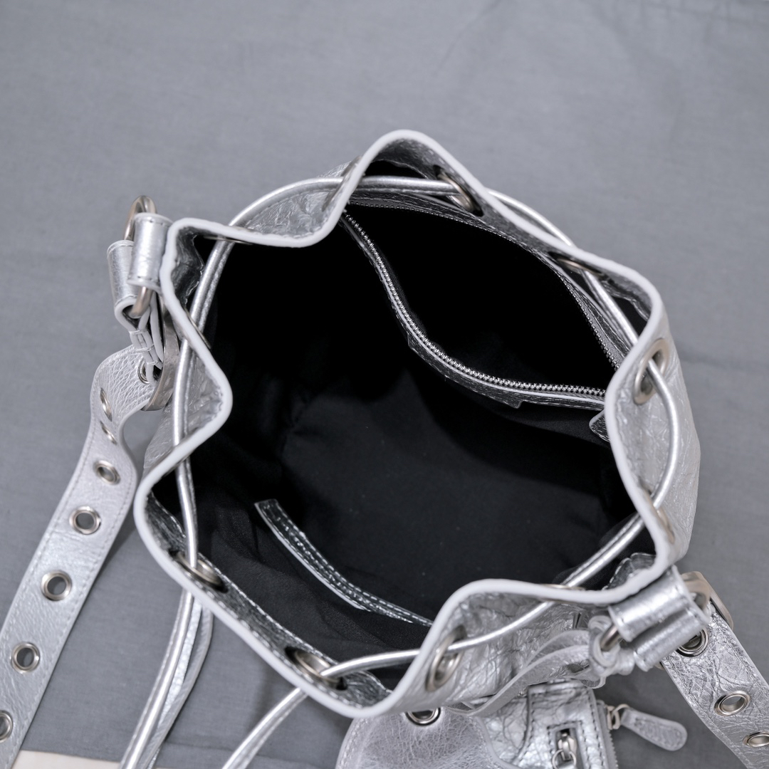 Balenciaga Lecagole Bucket Motorcycle Bag