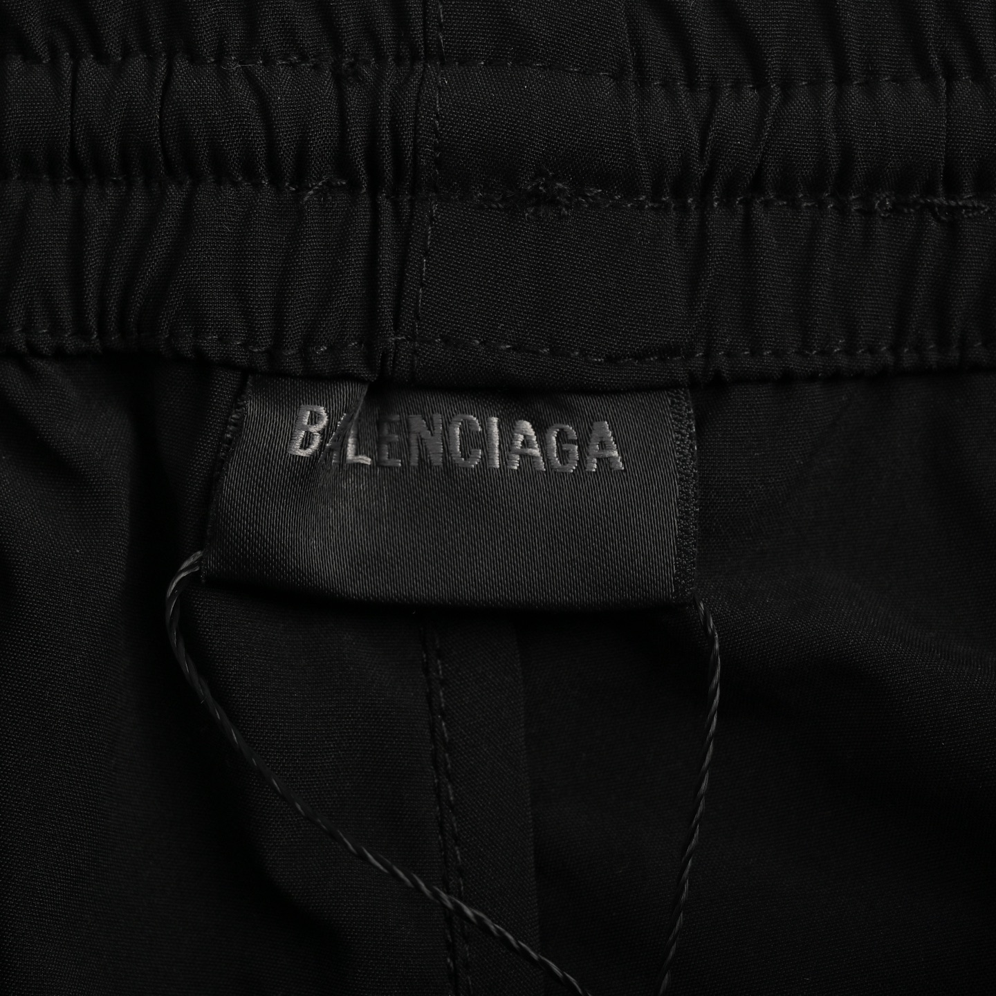Balenciaga 24Fw ring lettering five-bar trousers