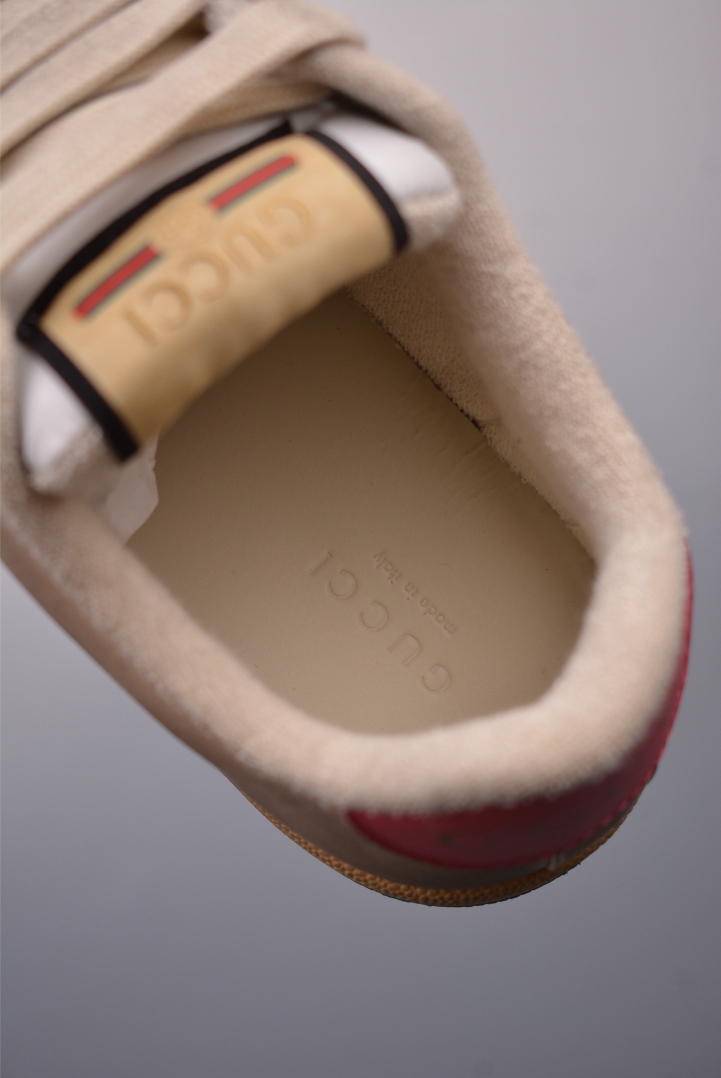 Gucci Screener GG Sneaker Low Off-White Old Green Red Rose Pink