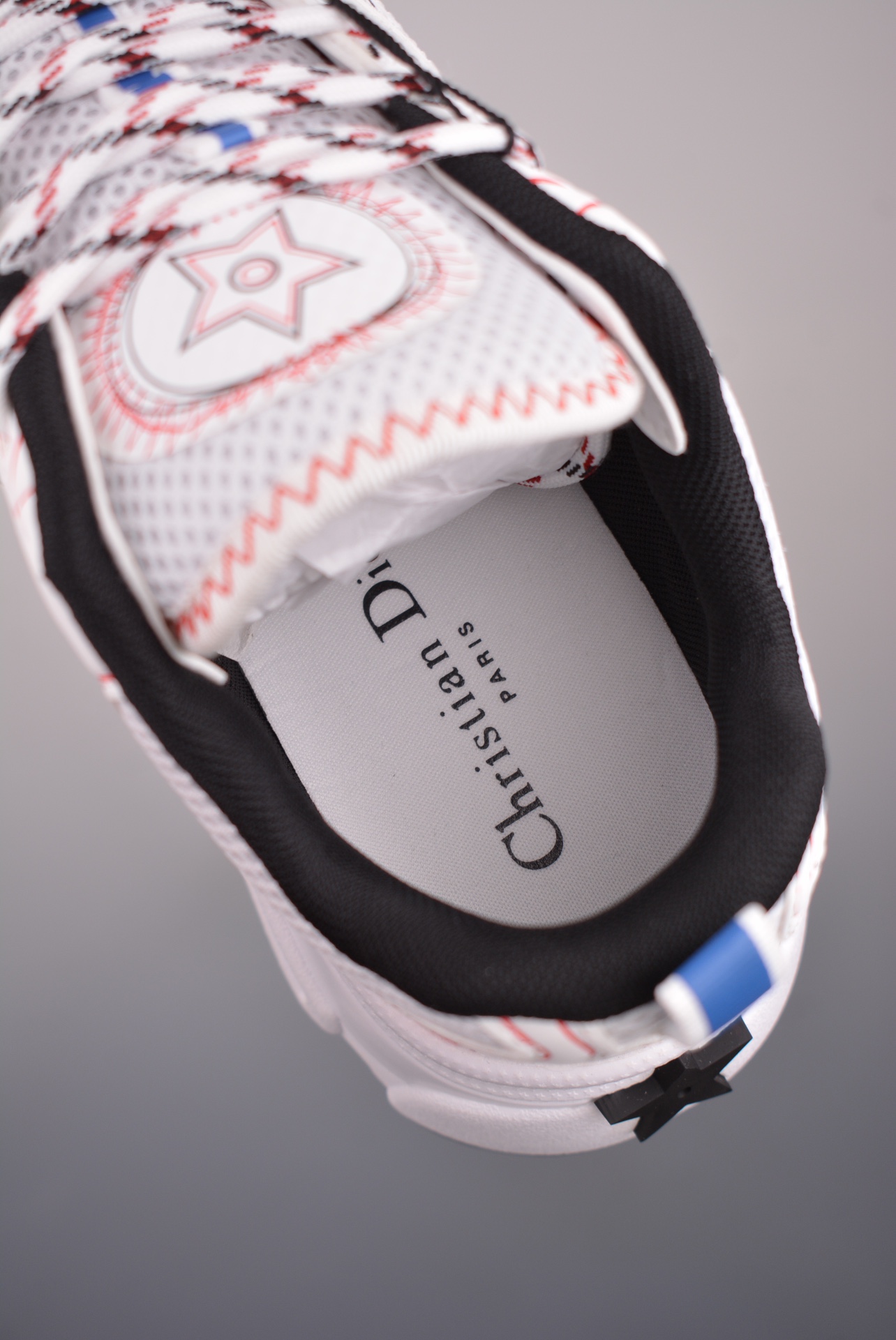 DIOR Chrono sneakers white and red