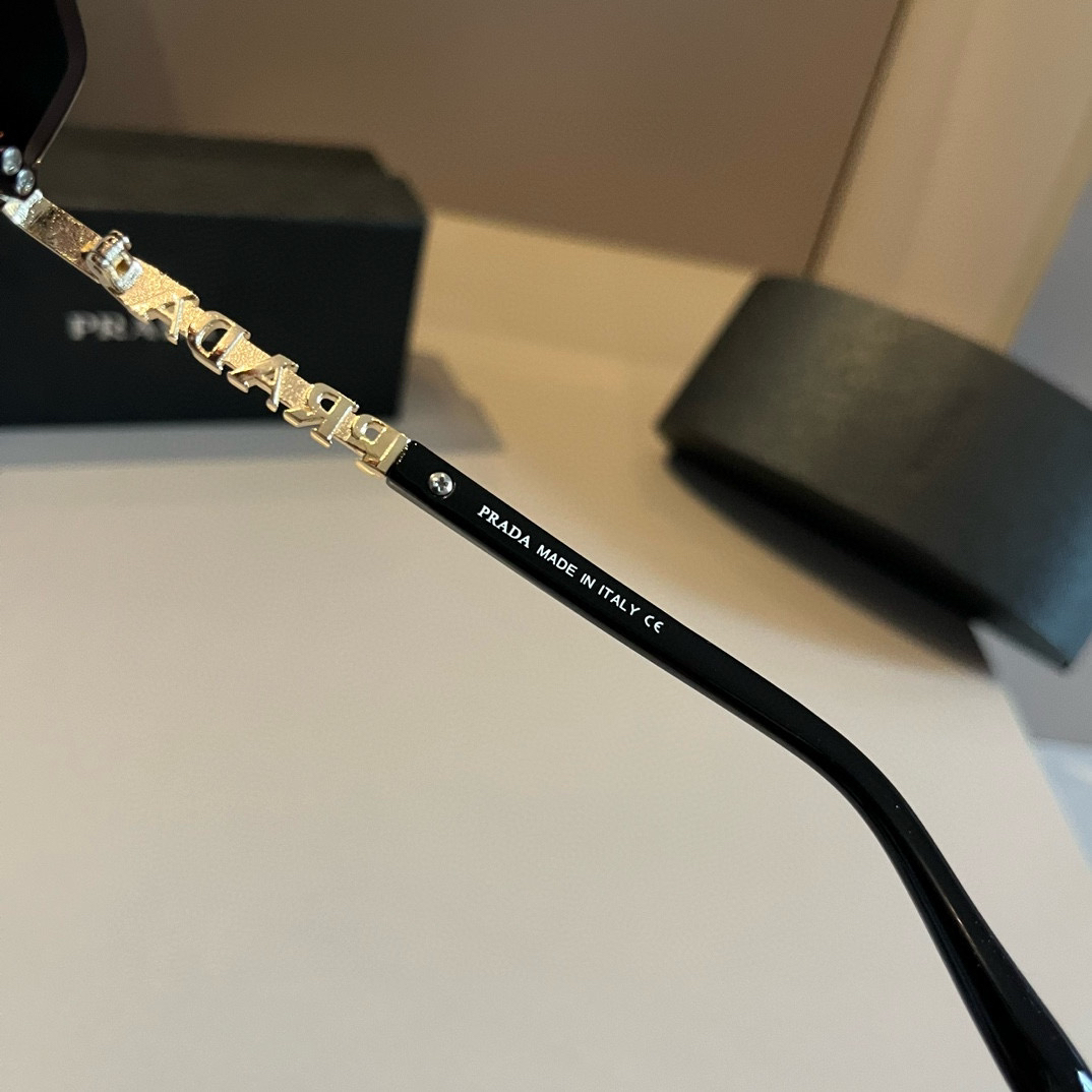 Prada rimless sunglasses