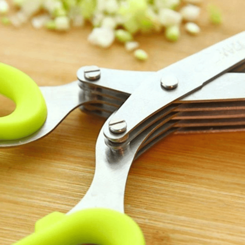 (🎅EARLY CHRISTMAS SALE-49% OFF) 5 Blade Kitchen Salad Scissors
