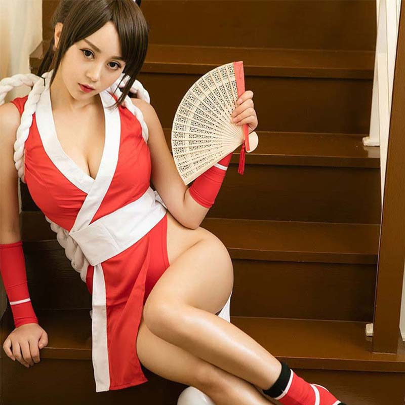 Sexy Kimono Cosplay Uniform Lingerie Dress