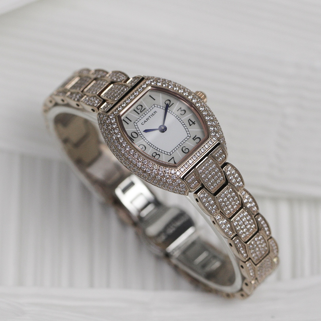 Cartier Gypsophila - Mini lady tonneau watch
