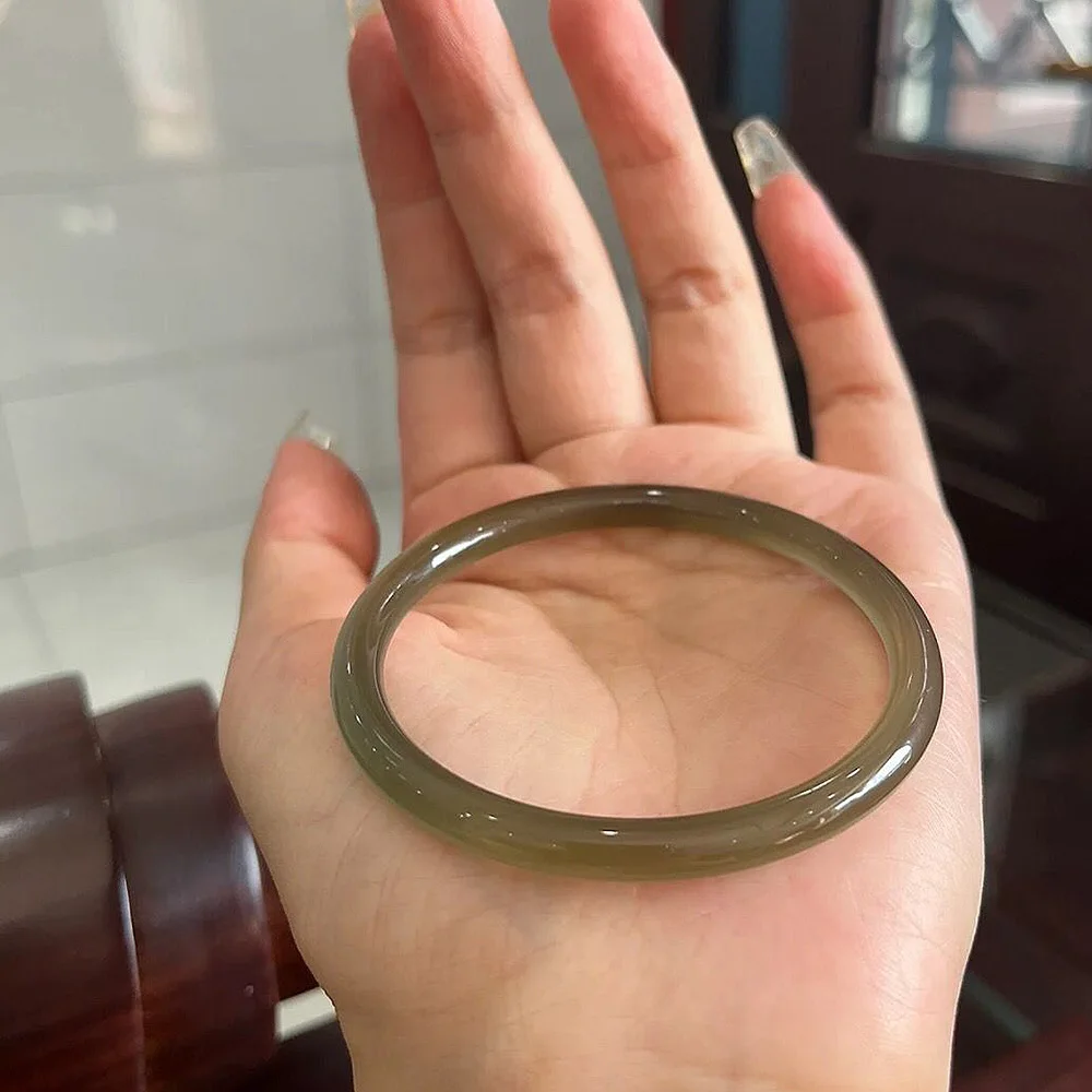 Natural Ice Jade Bracelet For women Charm Jadeite 6mm Round High Quality Agate Bangle Fine Jewelry Accessories Free Shipping