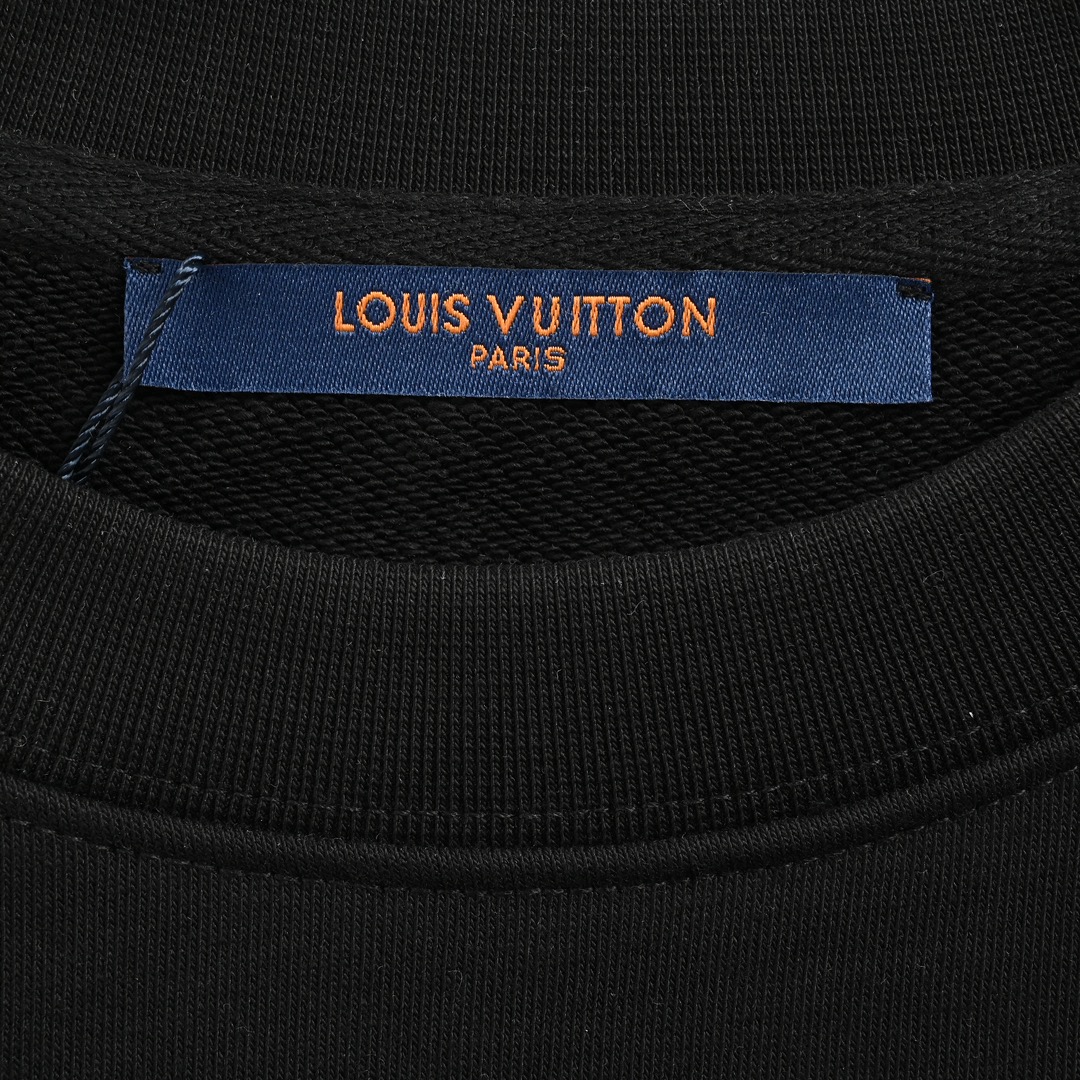 Louis Vuitton 24Fw butterfly and floral print sweatshirt