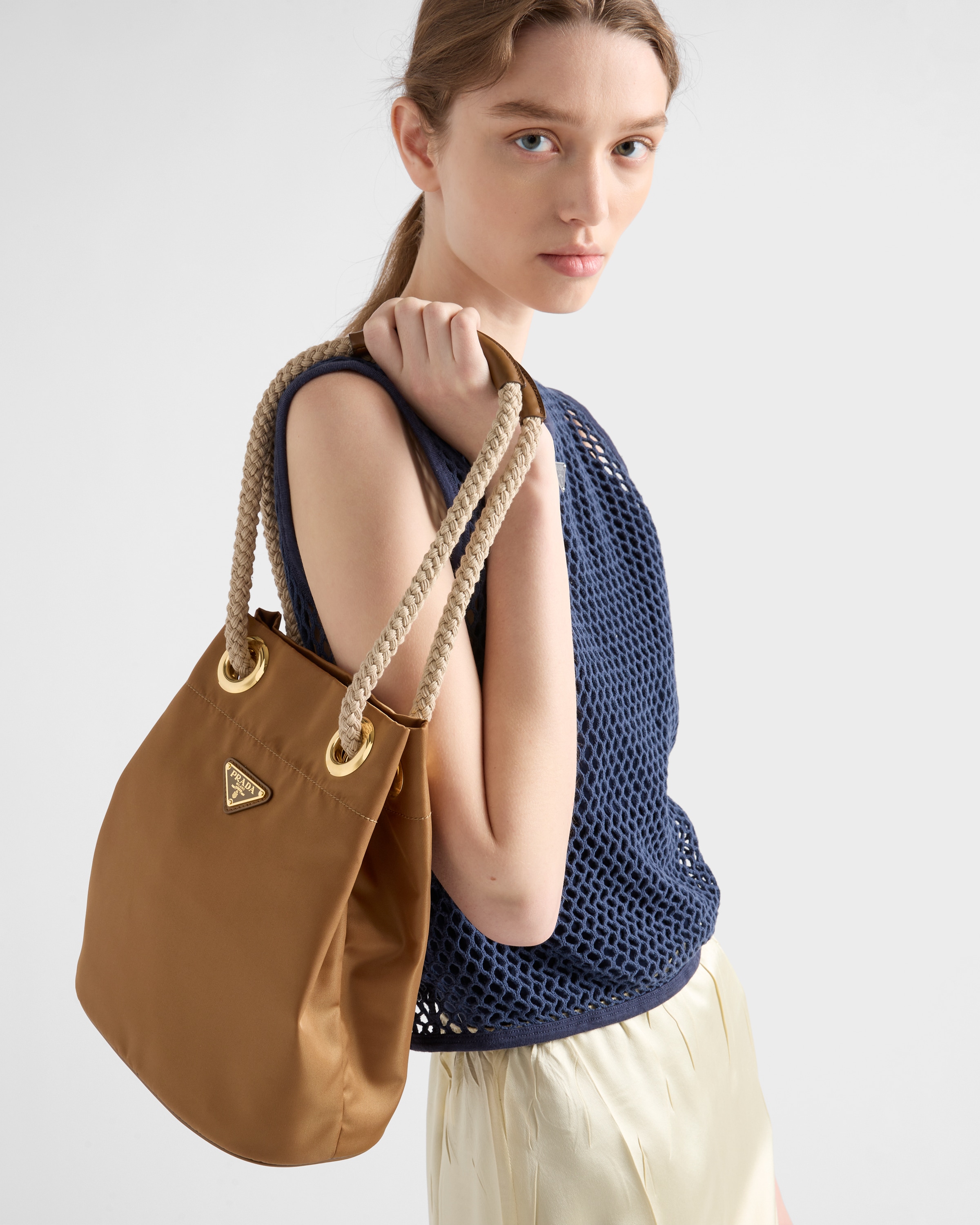 Prada Recycled Nylon Small Bucket Bag1BE082_2HG8_F0134_V_OOO