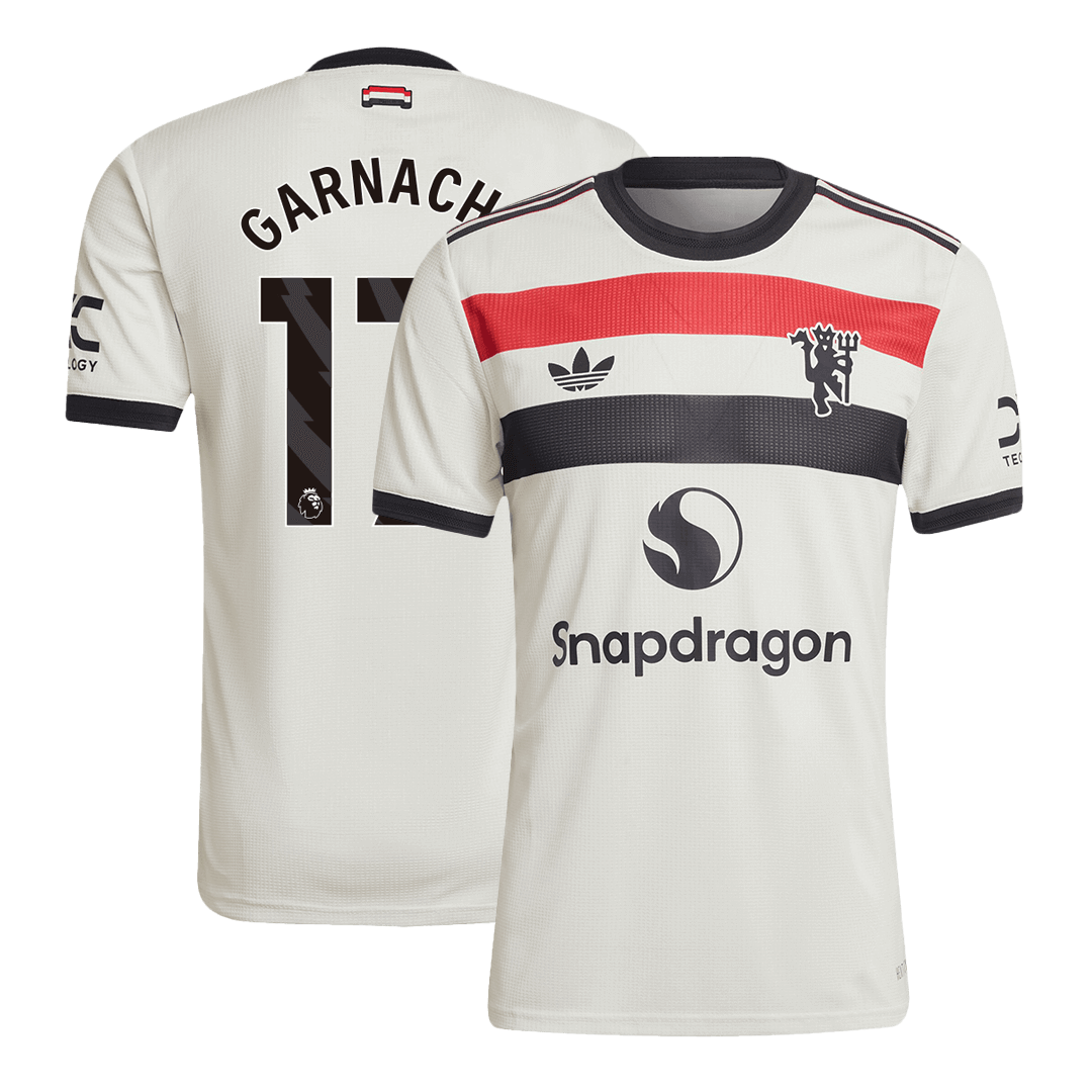Authentic GARNACHO #17 Soccer Jersey Manchester United Third Away 2024/25