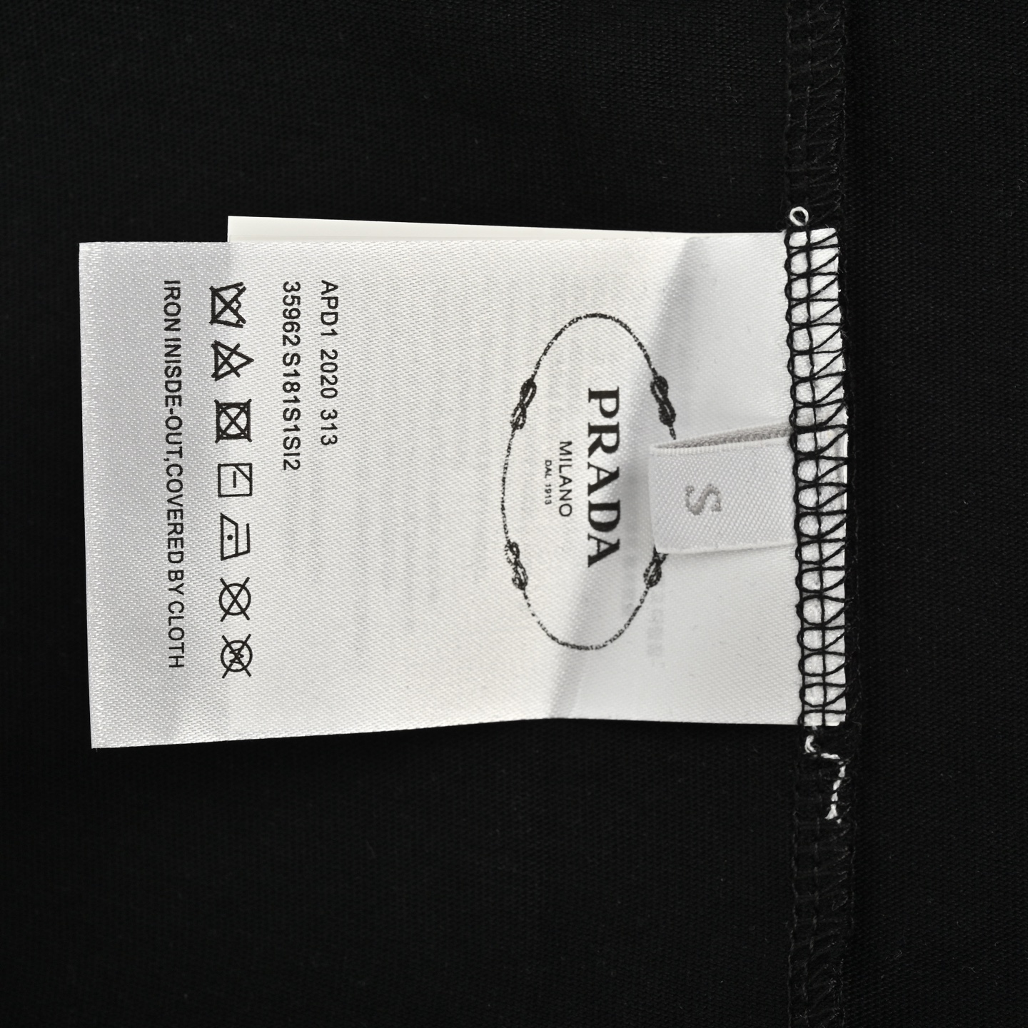 Prada embossed logo short sleeves