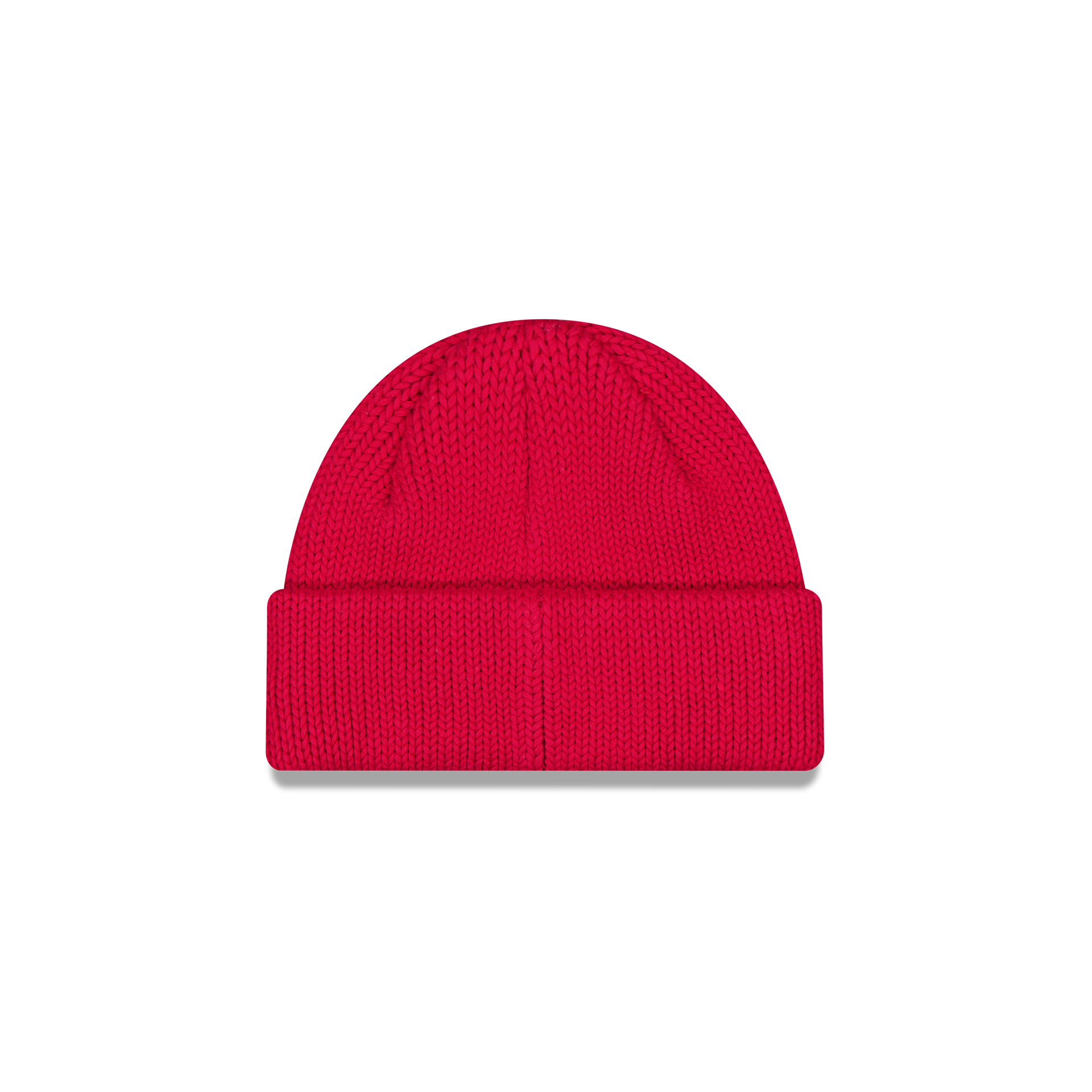 New Era Branded Cardinal Short Knit Beanie Hat