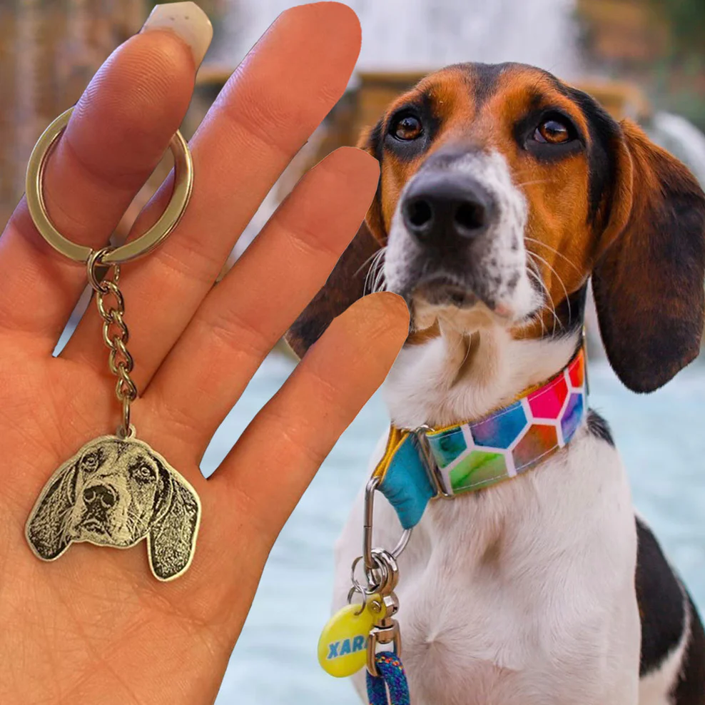 Personalized Custom Pet Photos Keychain Or Necklace