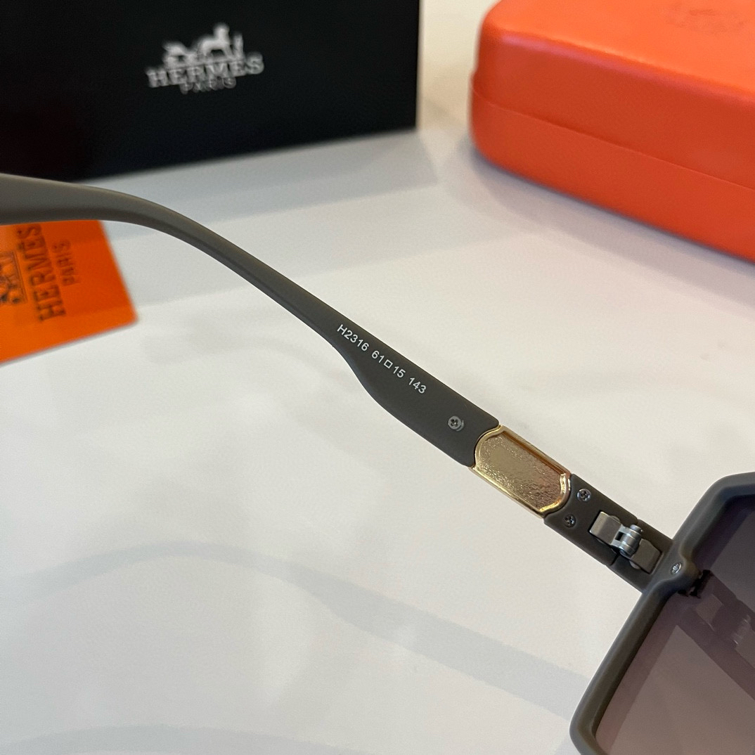 Hermes Square Frame Sunglasses