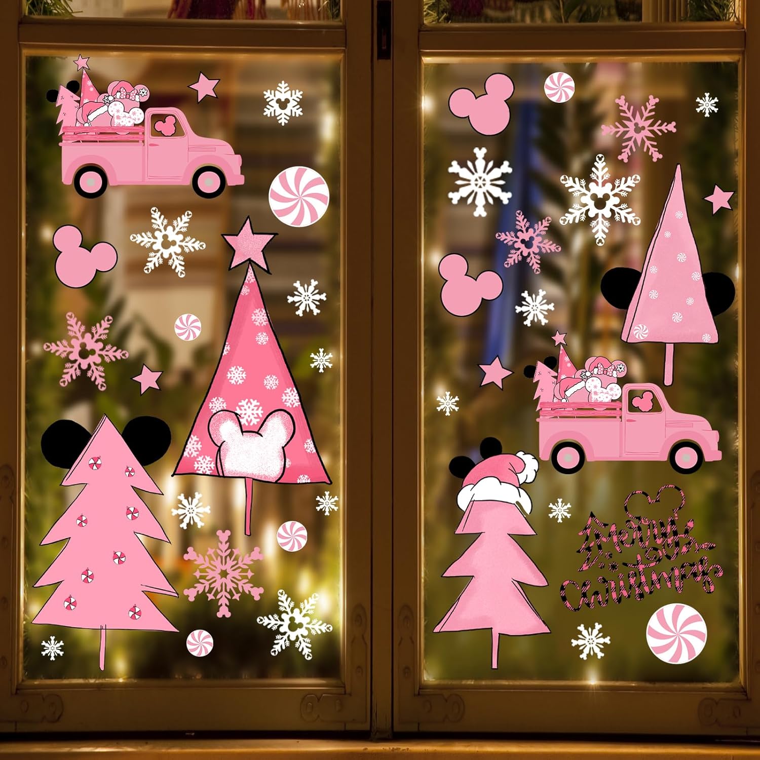 On Sale🔥Set of 9 Sheets / 54 pcs Christmas Window Clings