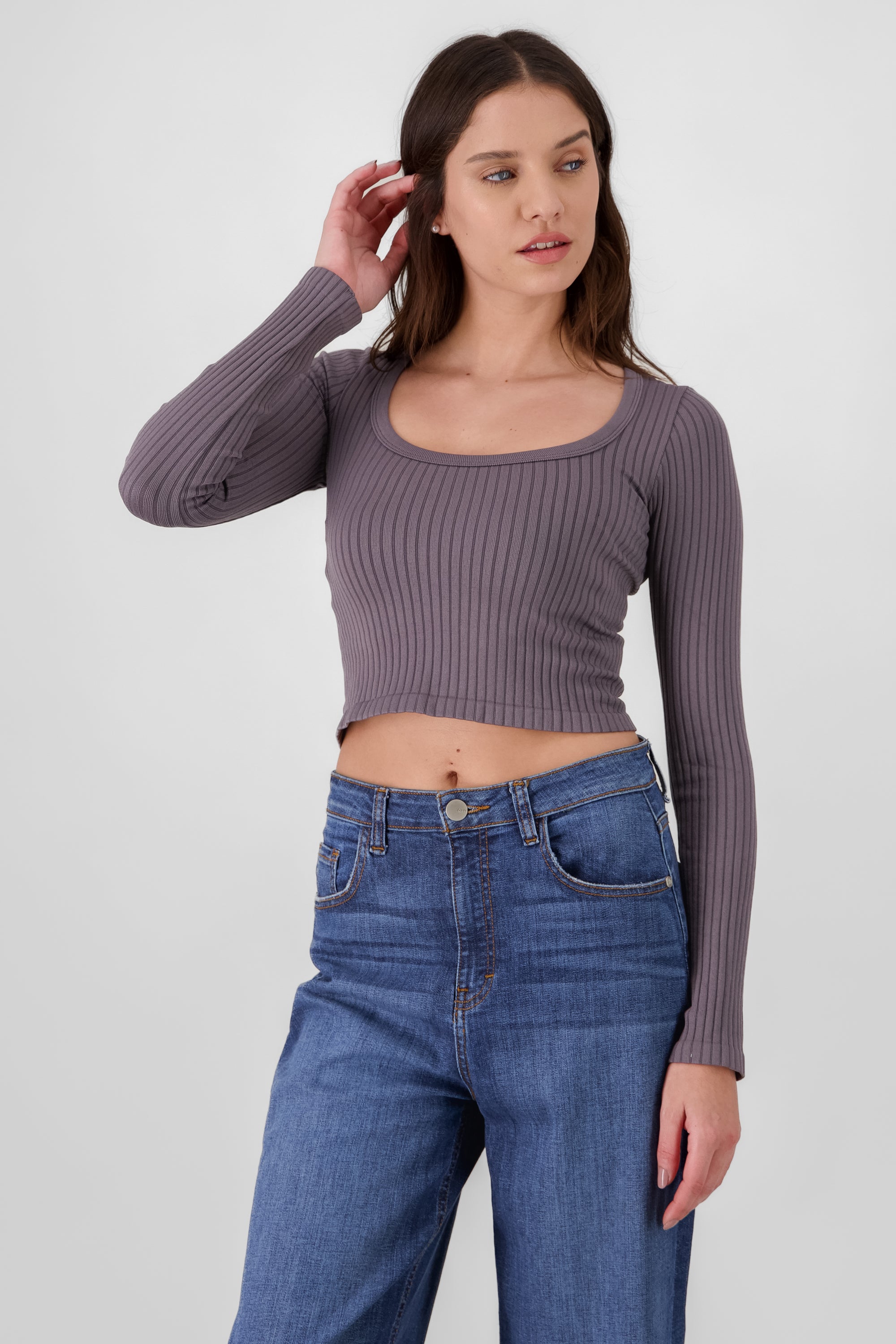 Long Sleeve Knitted Top