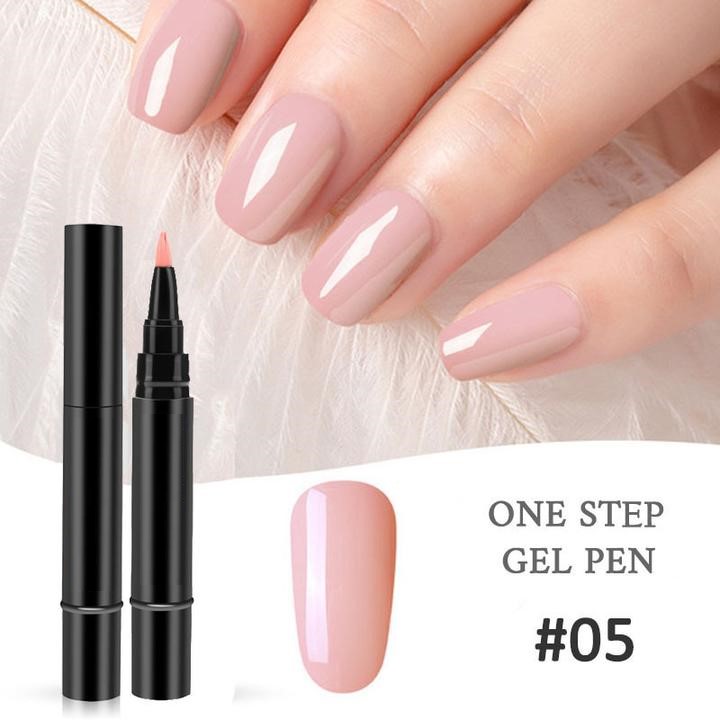 (🔥Last Day Flash Sale-50% OFF)One Step Nail Gel Pen-🎉Buy 9 Get 9 Free Now(Get All Color)!