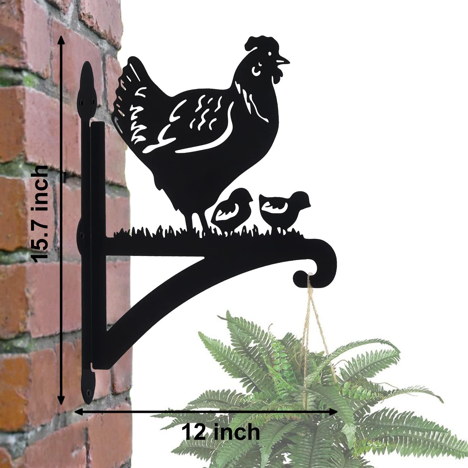 💥Last Day Promotion-[SAVE 50% OFF]--Hanging Plant Bracket Iron Heavy Duty Ornamental--BUY 2 GET FREE SHIPPING