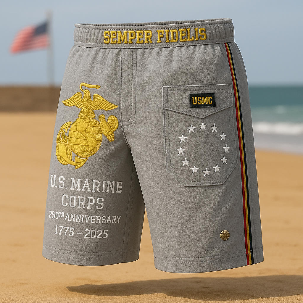 USMC 250th Anniversary Commemorative Shorts – 🔥Limited Holiday Drop