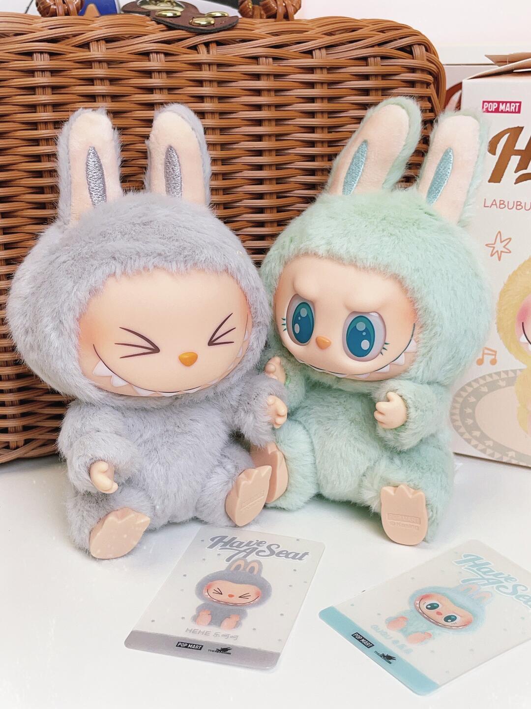 LABUBU Sit Party Vinyl Plush Pendant Blind Box Labub HaveASeat