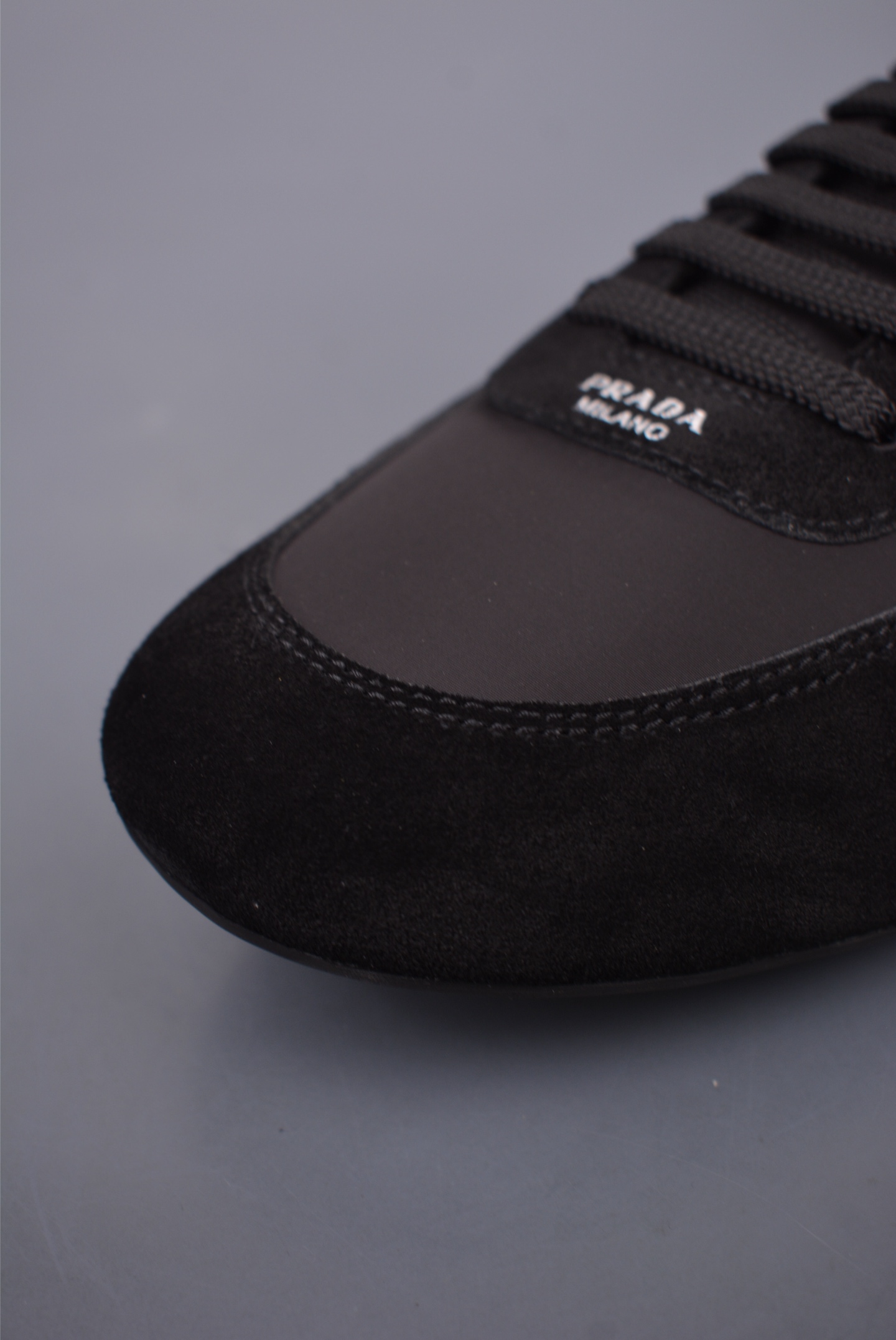 Prada SpringSummer Show Thin-soled German Training Shoes Black
