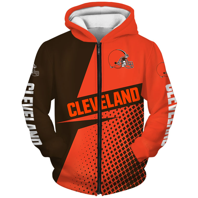 CLEVELAND BROWNS 3D HOODIE CCBB001