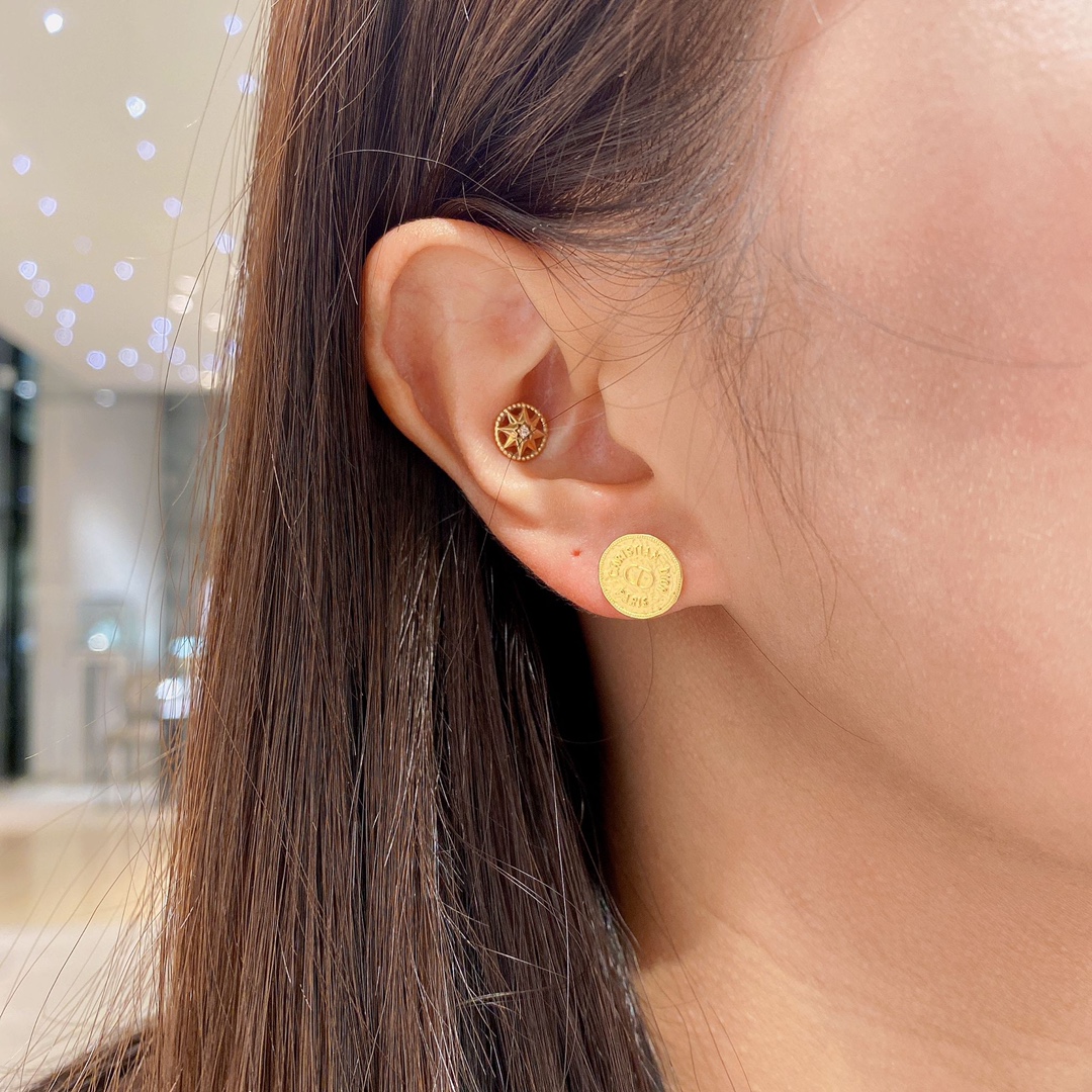 Dior Coin Earrings