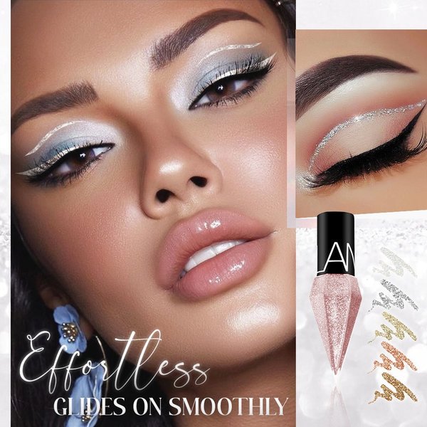 (💥Last Day Promotions-50% OFF)-Diamond Glow Sparkly Liquid Eyeliner-BUY 5 GET 10% OFF & FREE SHIPPING