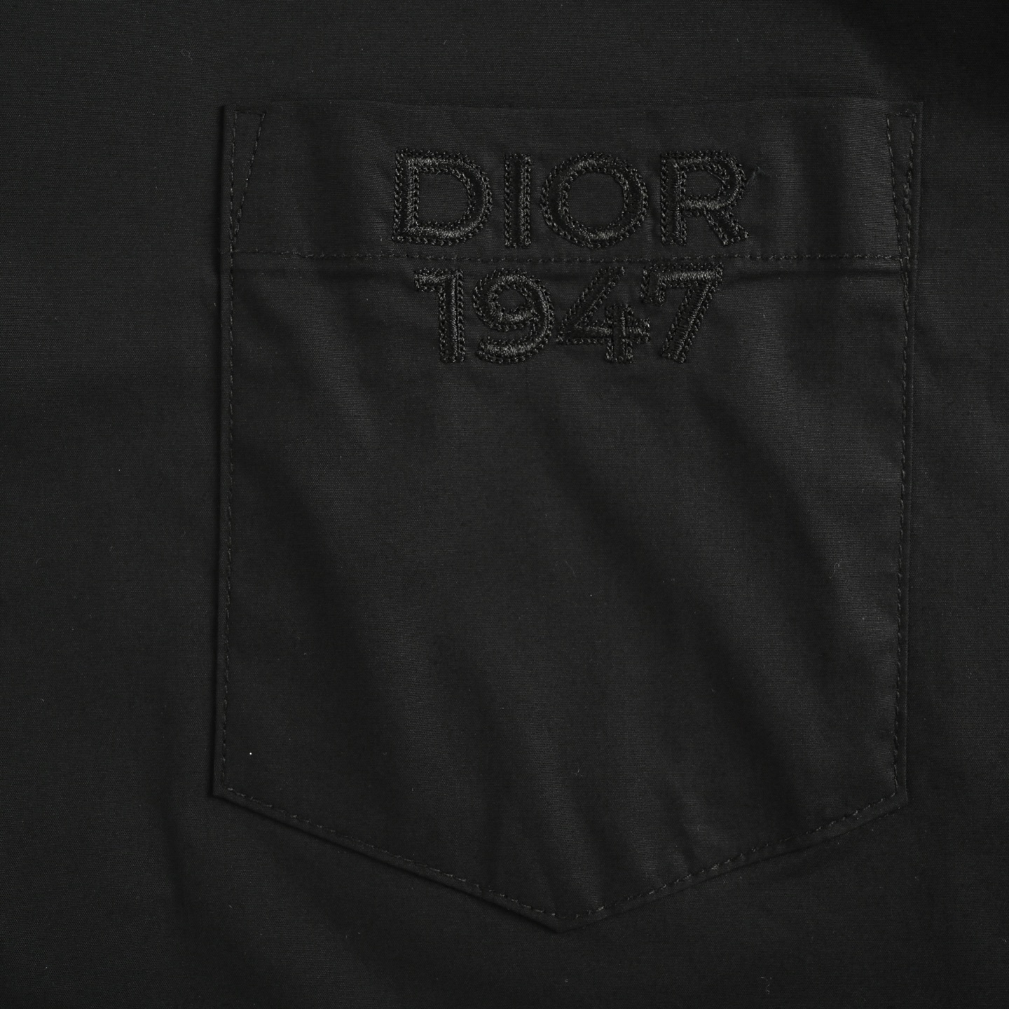 Dior 25ss pocket 1947 embroidered shirt