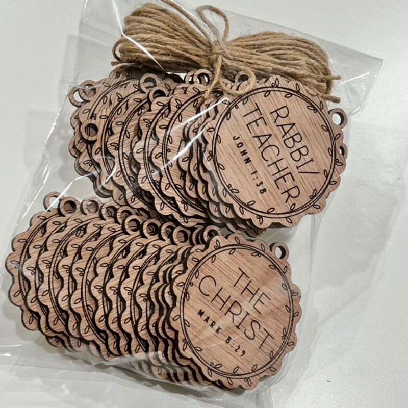 25 Names of Jesus Ornament Set