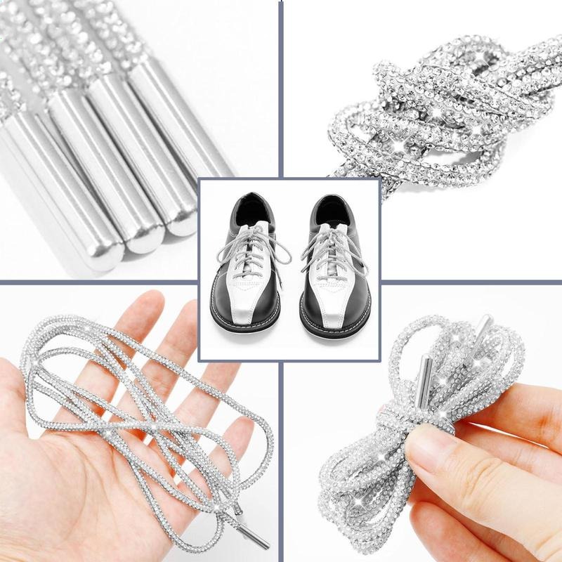 💥ON SALE💥Exquisite Rhinestone Glitter Shoe Laces Hoodie Decor