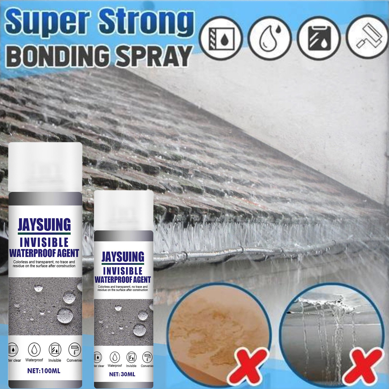 (⚡Last Day Flash Sale-50% OFF)Nano Invisible Anti Leaking Spray-Buy 5 Get 5 Free & Free Shipping