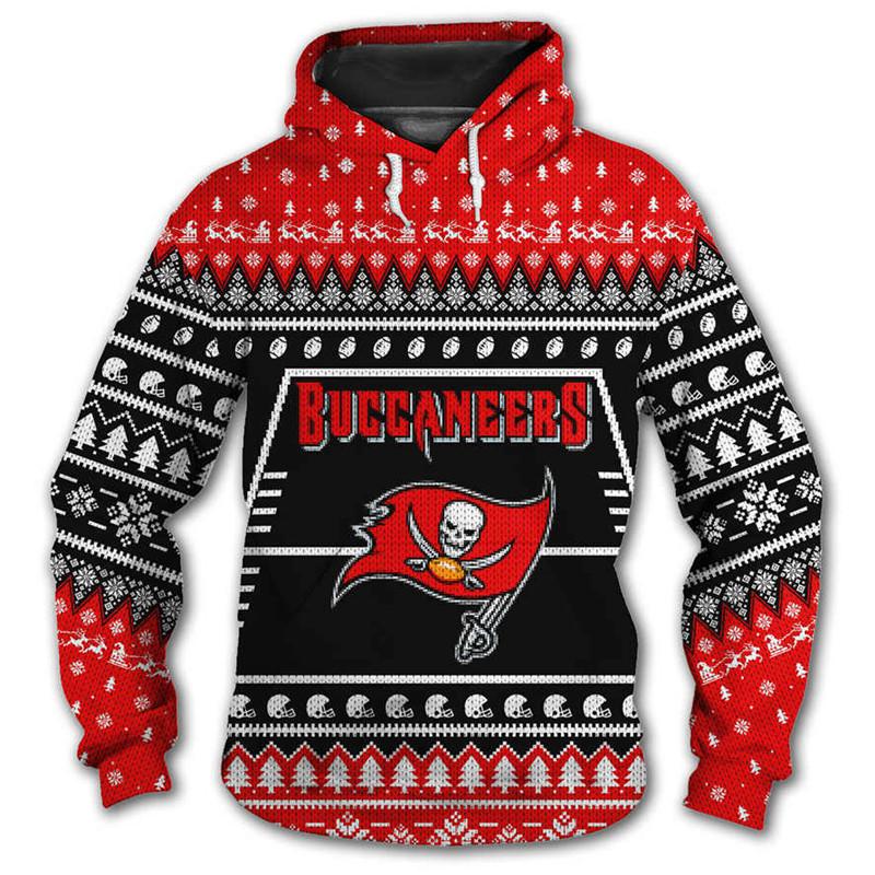 TAMPA BAY BUCCANEERS 3D CHRISTMAS HOODIE ABC02