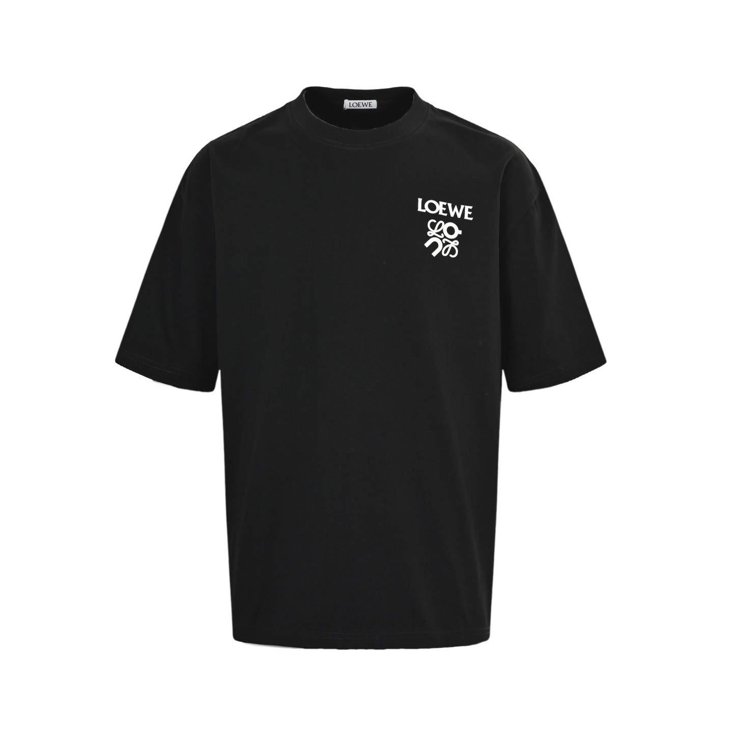 Loewe 25ss Aonpao small logo laminated print short-sleeve