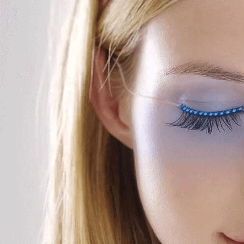 Waterproof Luminous LED Eyelashes with 7 Flashing Modes