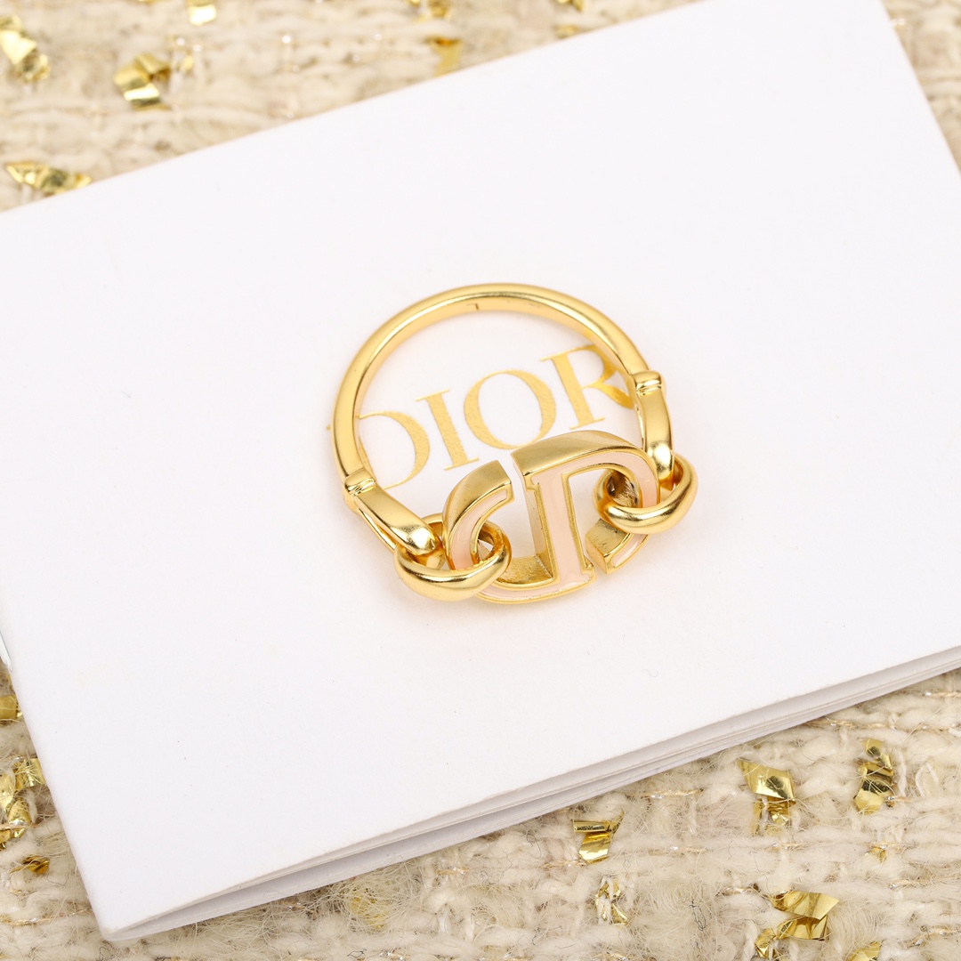 Dior CD letter ring