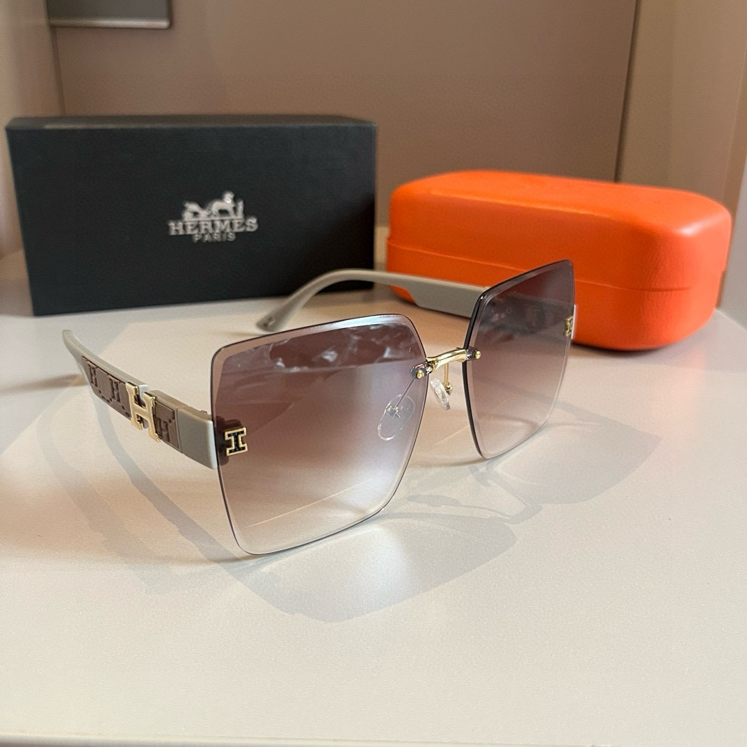Hermes rimless sunglasses