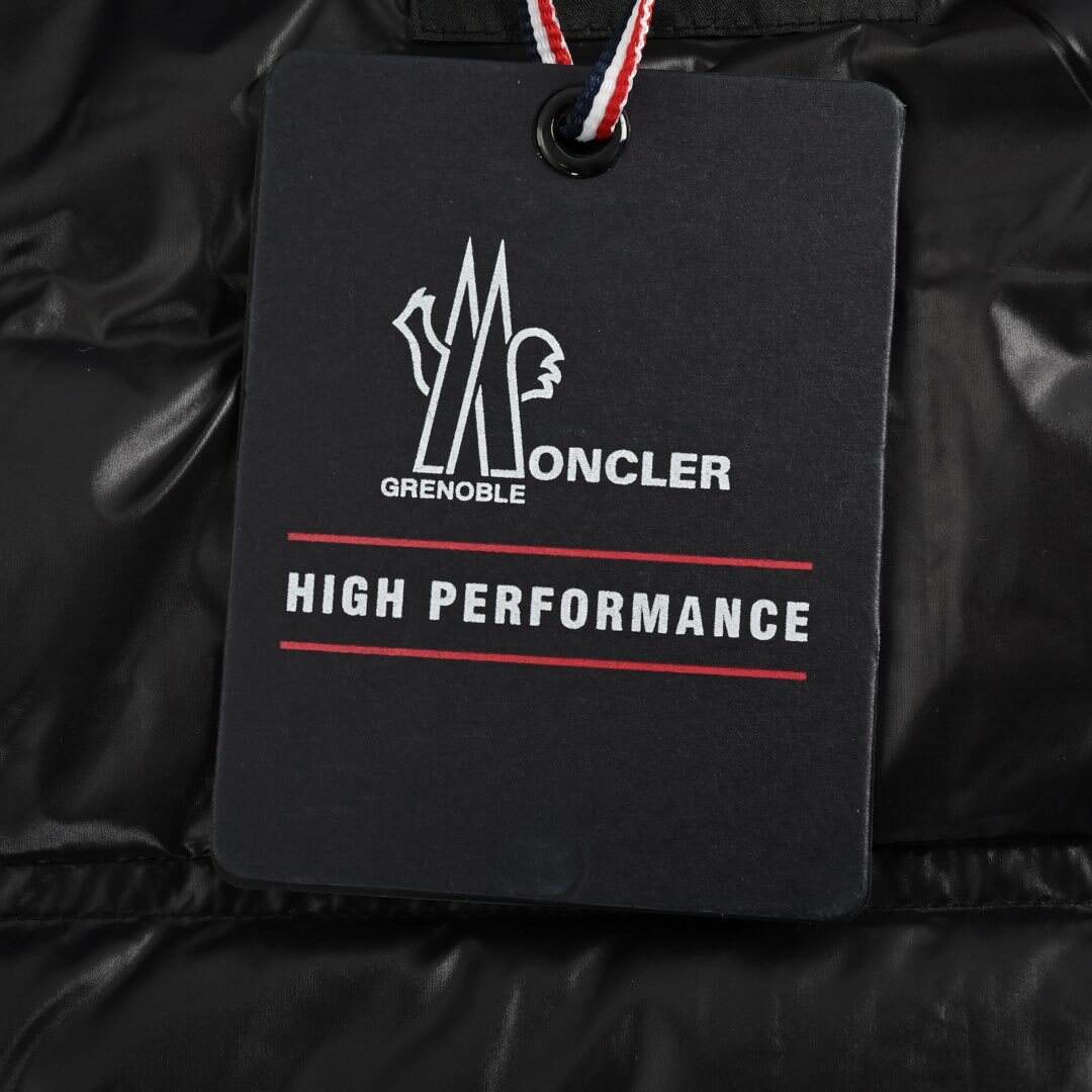 Moncler lapel chest flap pocket down jacket