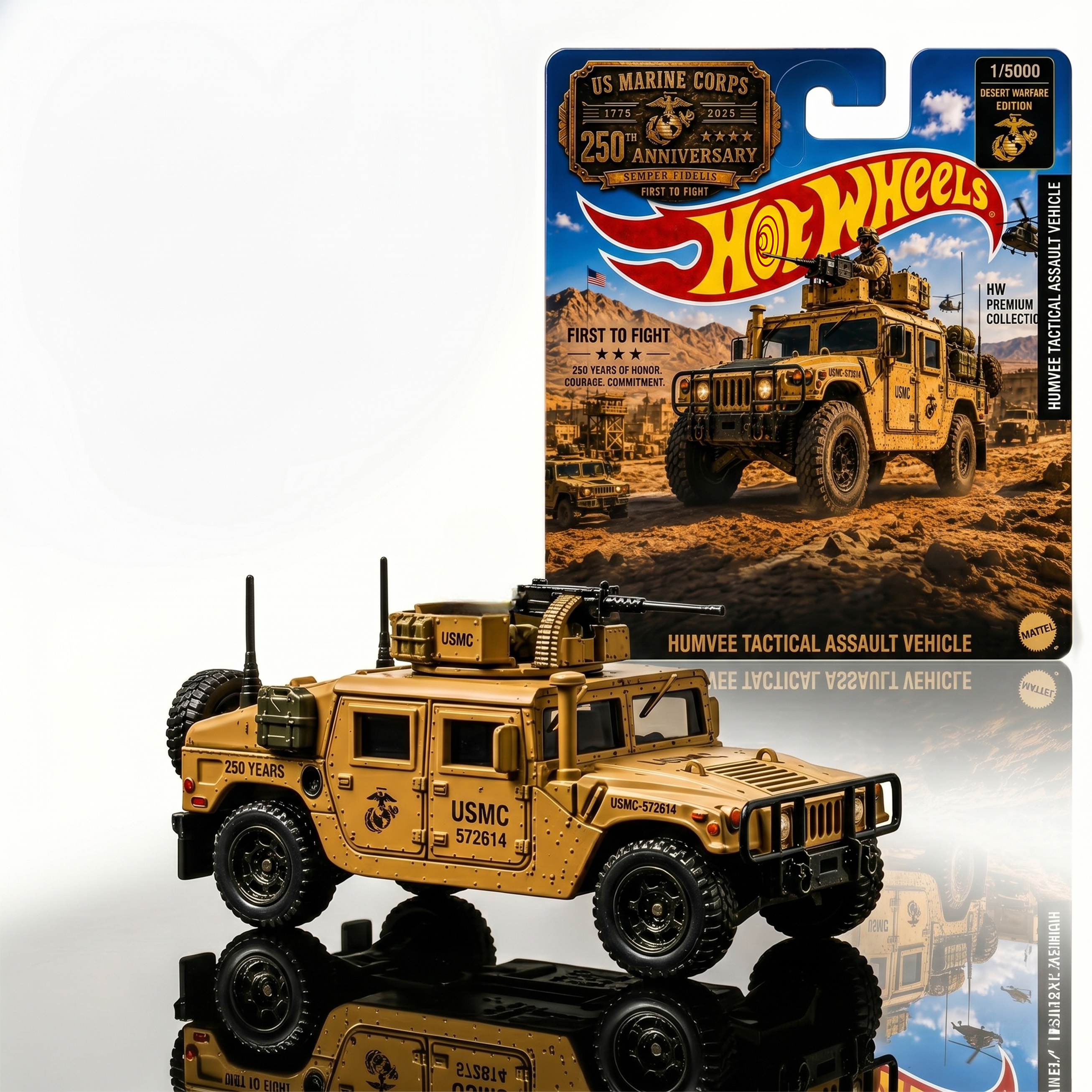 US Marine Corps 250th Anniversary Hot Wheels Collector Series