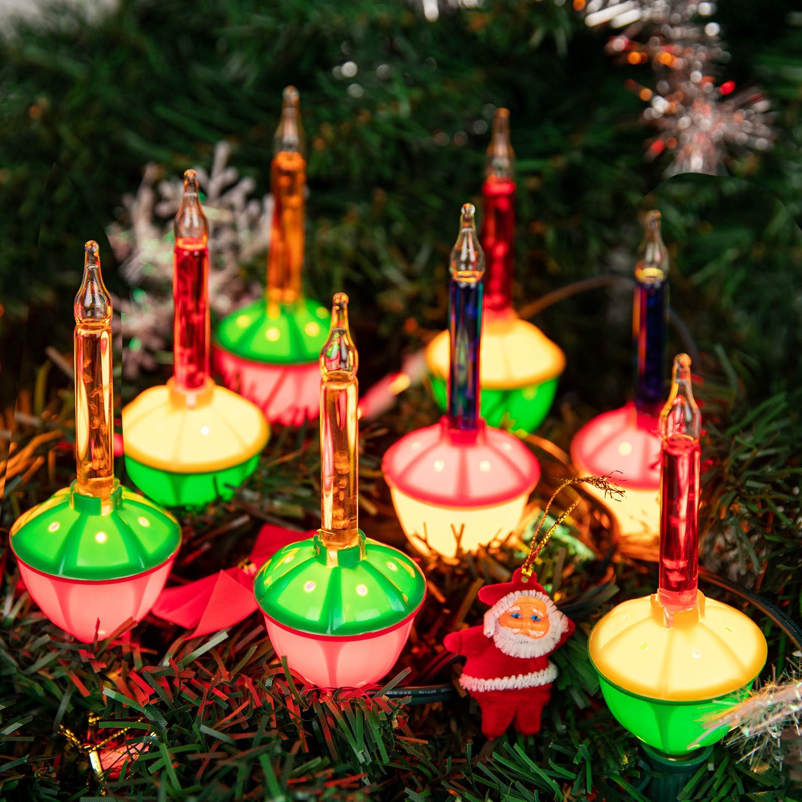 💥ON SALE💥7-Light Multicolor Christmas Bubble String Lights🎄✨