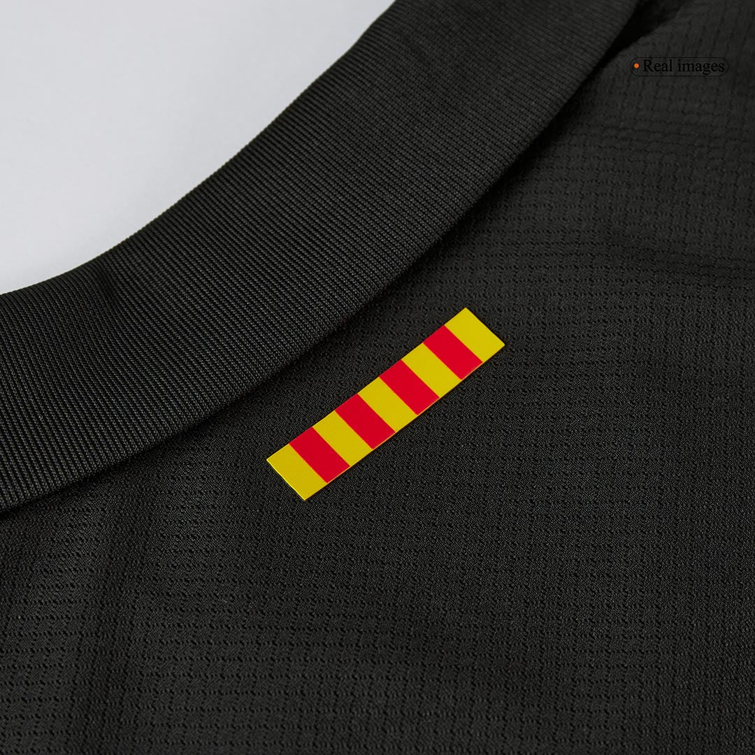 RAPHINHA #11 Barcelona Away Football Jersey, Custom Shirt 2024/25, Spotify Logo without Text
