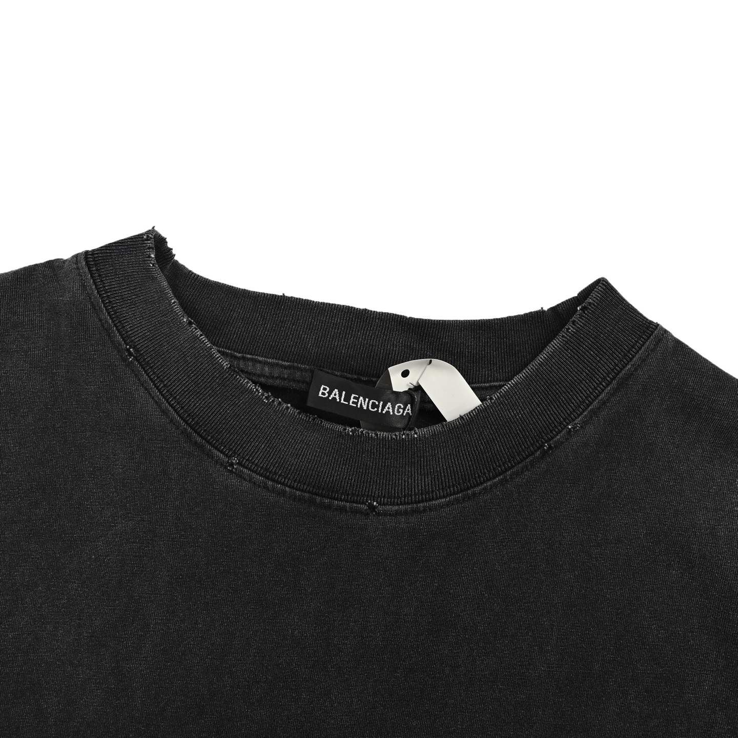 Balenciaga Double B Print Washed Short Sleeves